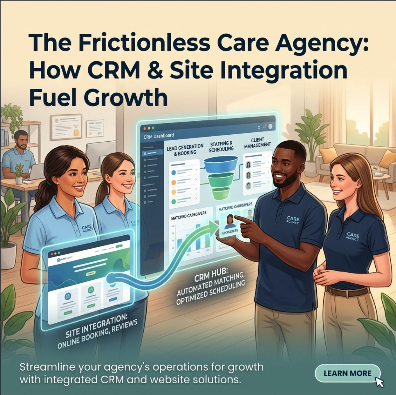 How can a manufacturing company integrate their website and CRM to streamline B2B sales? 