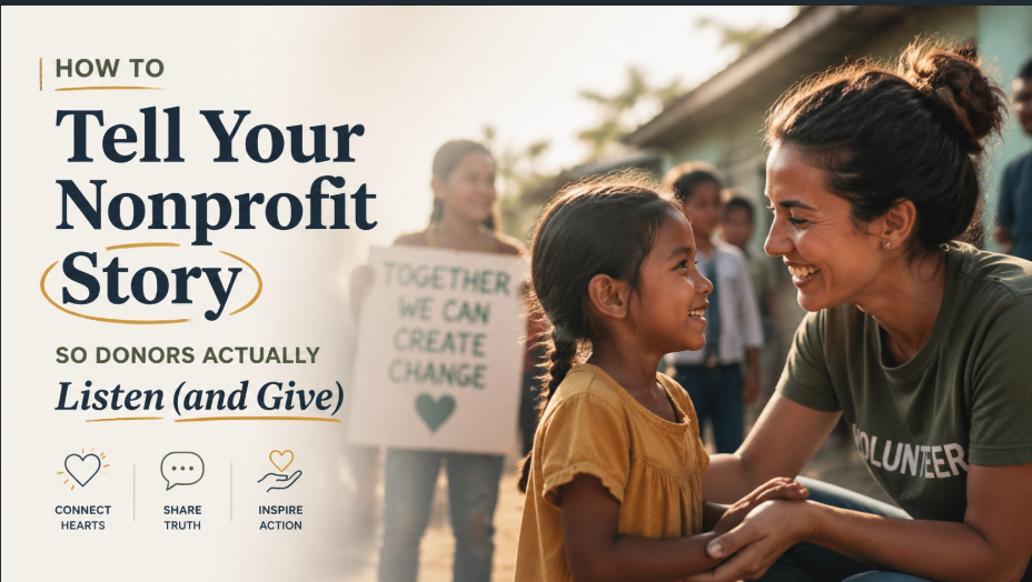 How to Tell Your Nonprofit Story So Donors Actually Listen (and Give)