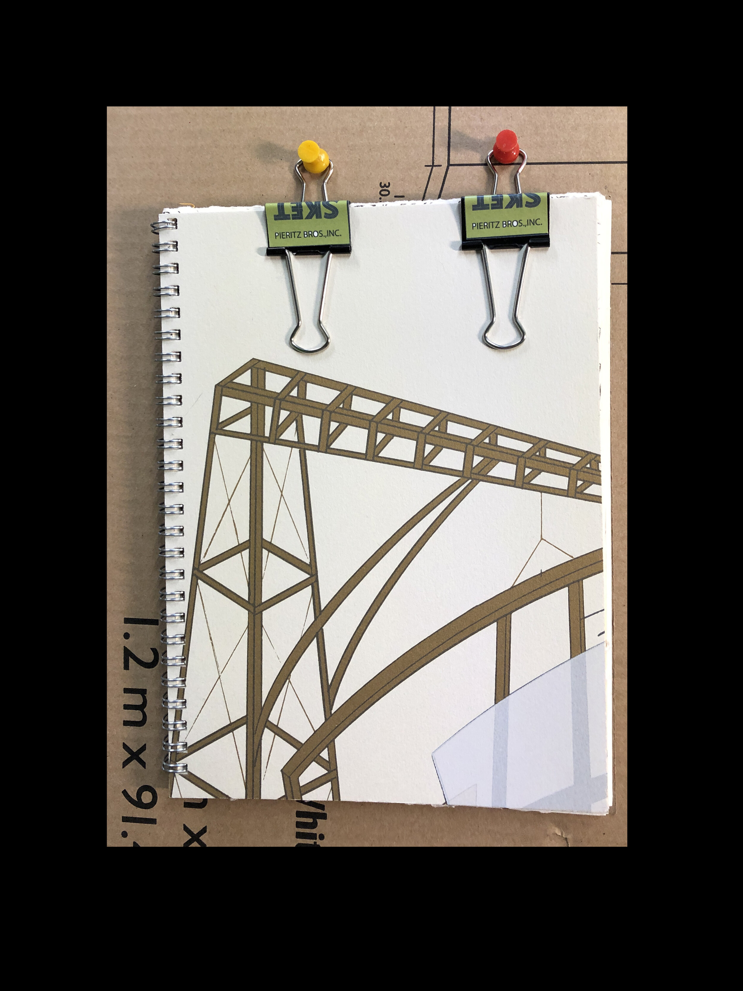RECYCLED PRINT SKETCHBOOK