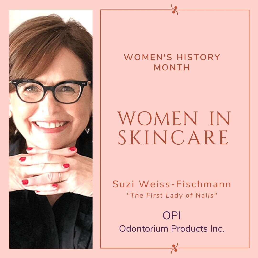 Suzi Weiss-Fischmann: The First Lady of Nails

You know I love OPI Nail Polish!
This week in honor of Women's History Month I wanted to share with you a little about the woman behind the brand, Suzi Weiss-Fischmann.

Below is an expert from a short i