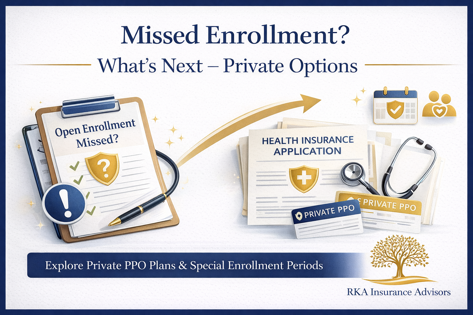 MISSED ENROLLMENT? WHAT'S NEXT - PRIVATE OPTIONS