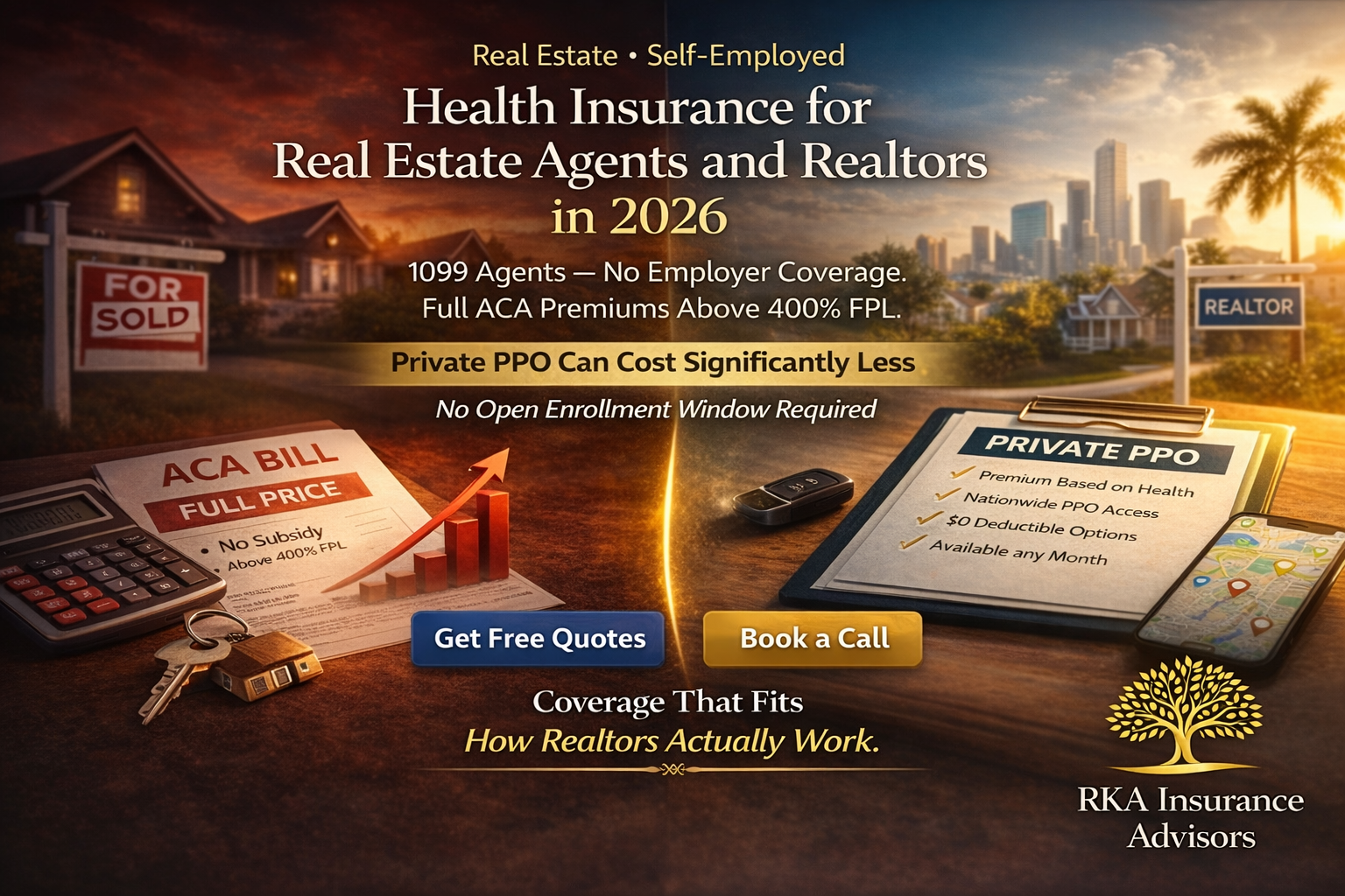 Health Insurance for Real Estate Agents and Realtors in 2026