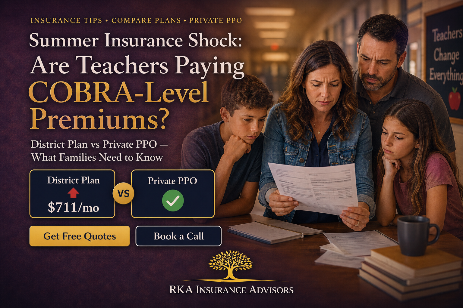 Summer Insurance Shock: Are Teachers Paying COBRA-Level Premiums?