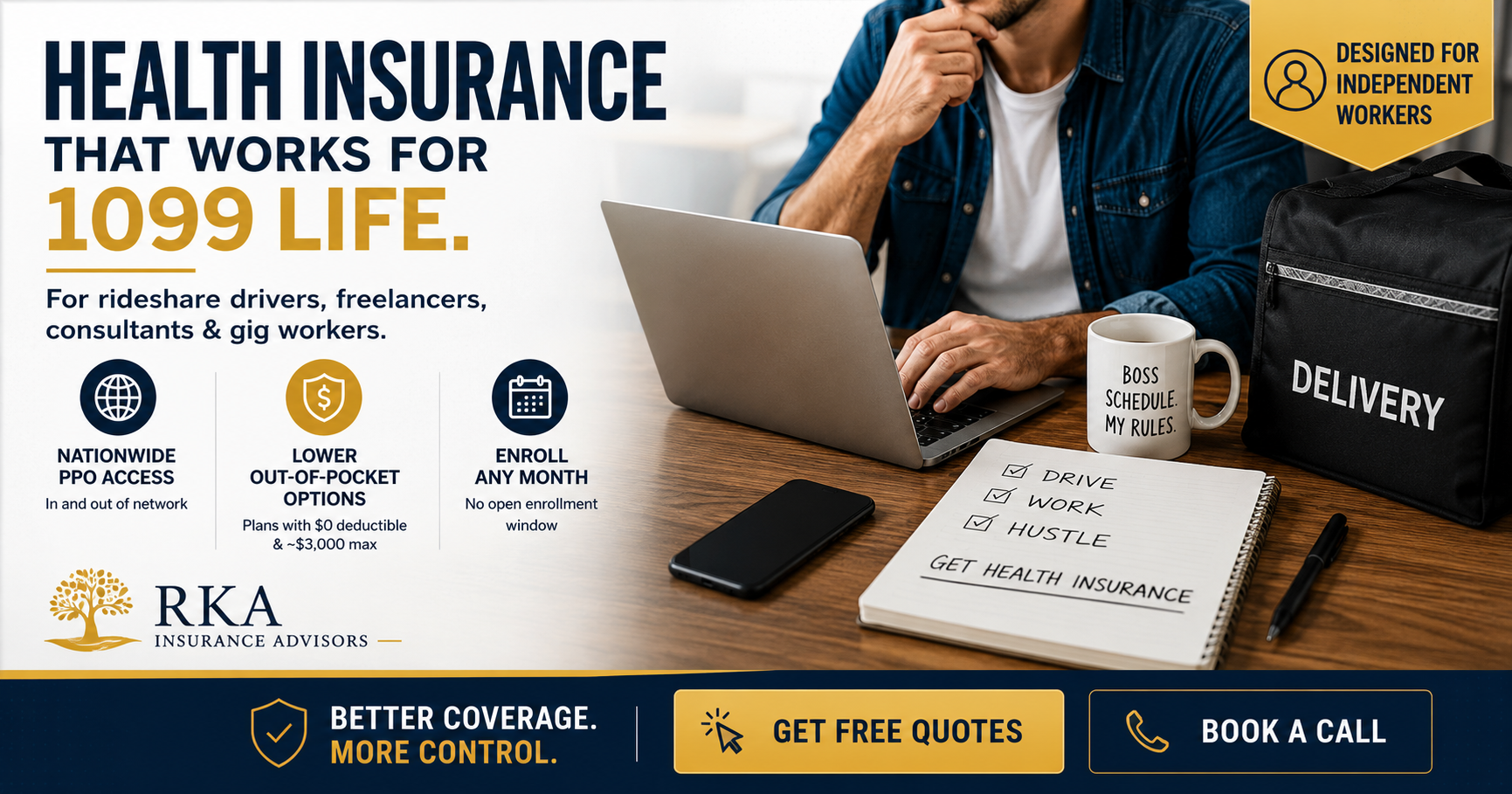 Health Insurance for Gig Workers and 1099 Contractors: How to Get Covered