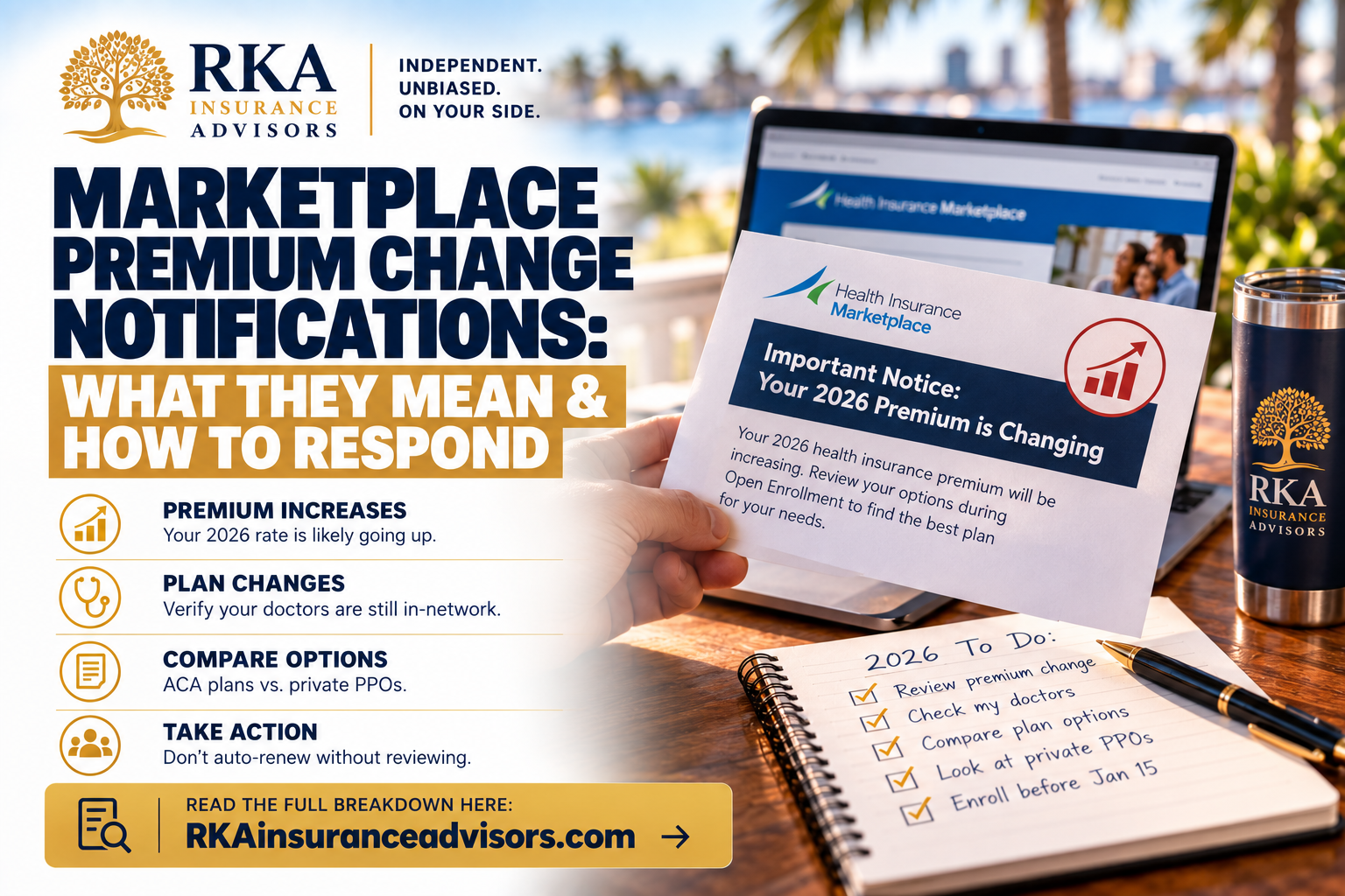 Marketplace Premium Change Notices: What They Mean &amp; How to Respond