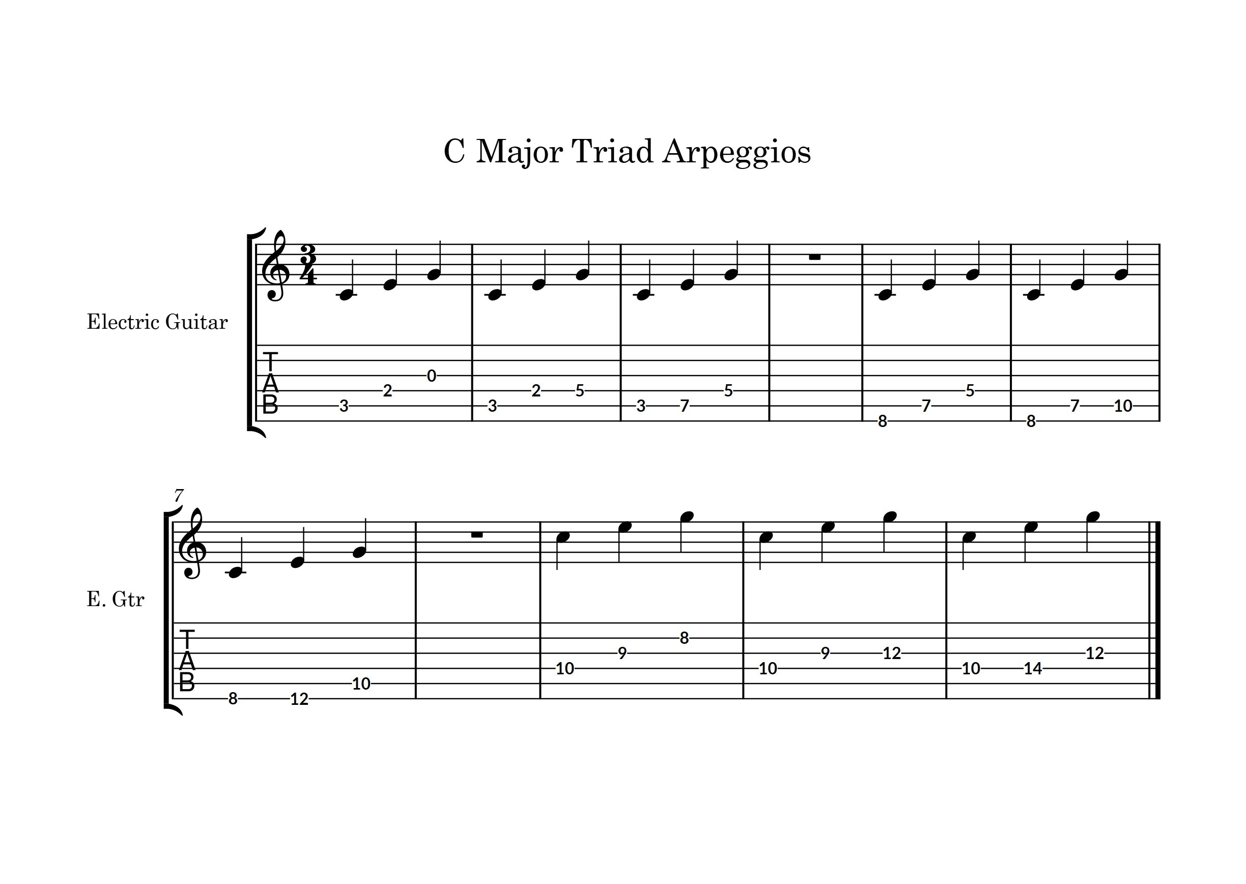 Basic Arpeggios