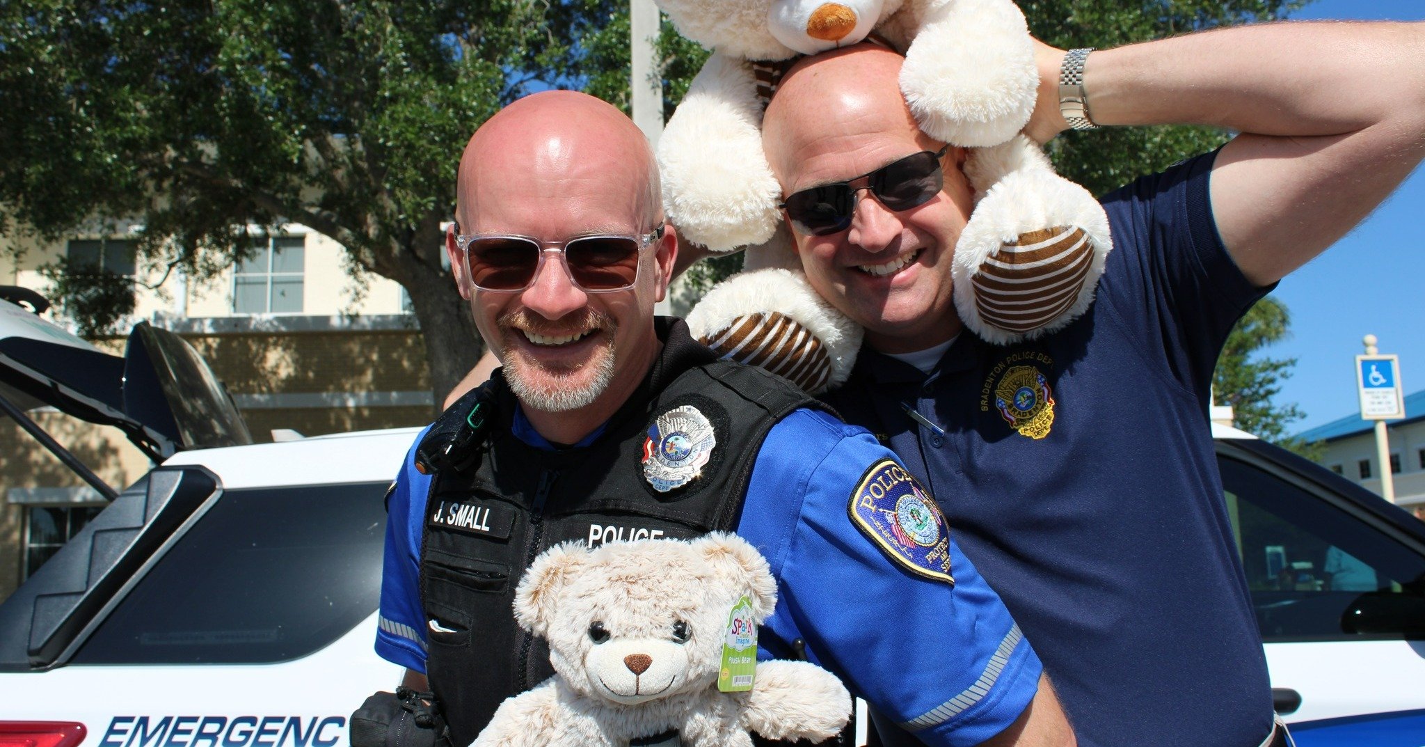 Captain Thiers, Officer Small, and the rest of the BPD family send a big thank you to State College of Florida's Law Club for collecting stuffed toys and teddy bears for BPD. Our officers keep comfort toys in our cruisers for children involved in str