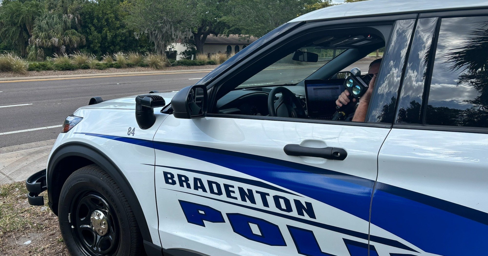 Our speed-enforcement efforts are anything but covert. If you're paying attention (which is always recommended), you'll 1) see the posted speed limit and 2) see our officers looking for speeders. Our officers wrote 15 speeding tickets last Sunday and