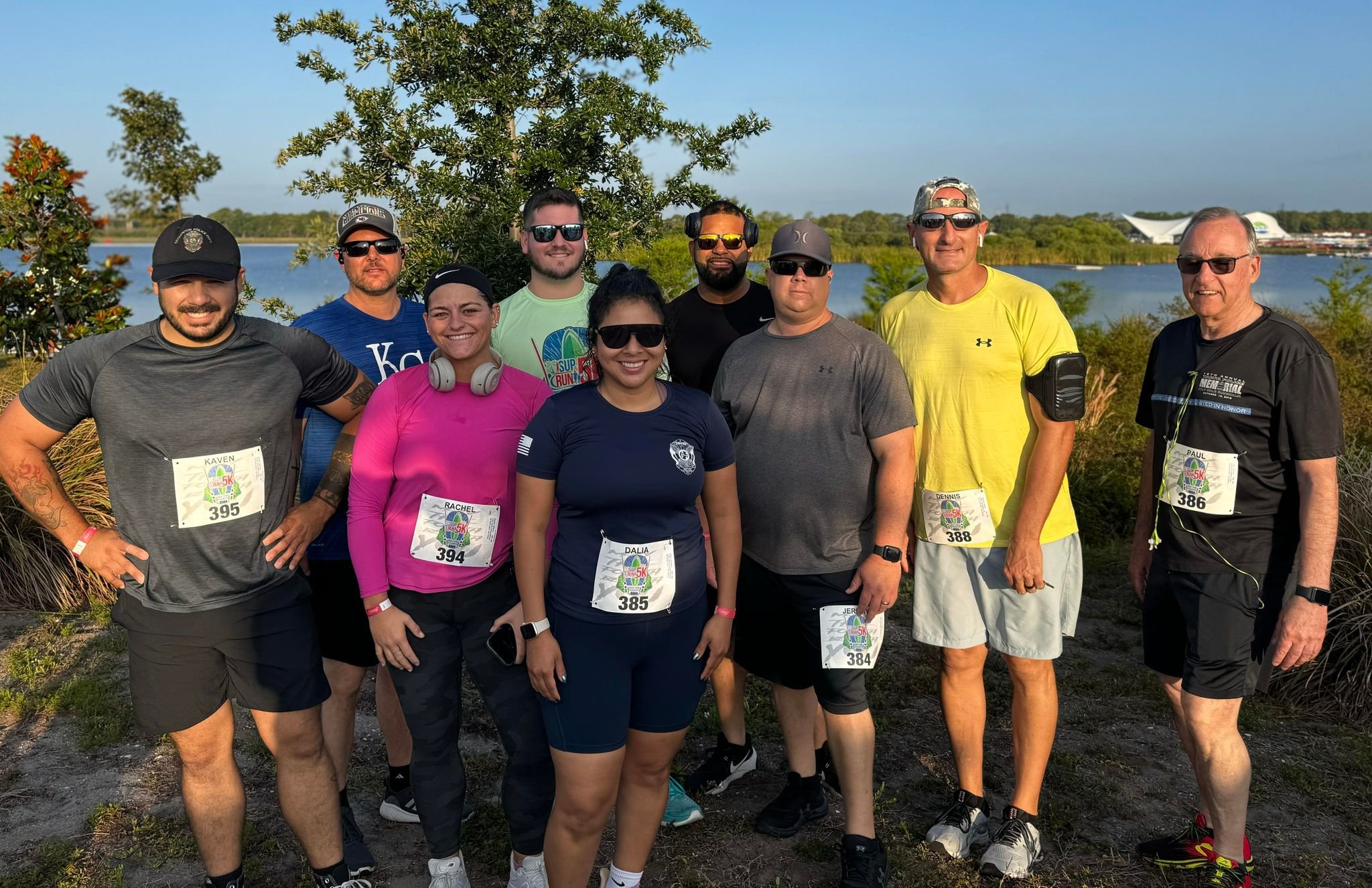 Over the weekend, members of BPD laced up for the 2024 SUP &amp; RUN 5K at Nathan Benderson Park. This annual event raises money for two amazing charities - Operation Second Chance supports wounded Veterans and active duty Purple Heart service member