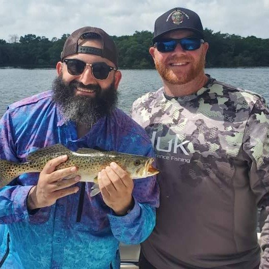 Since 2011, Veterans and their families have been treated to a morning on the water fishing with local guides as part of the Crosthwait Memorial Fishing Tournament. BPD's Det. Jones and Sgt. Freed had a great time hosting U.S. Marine Corps Veteran Lu