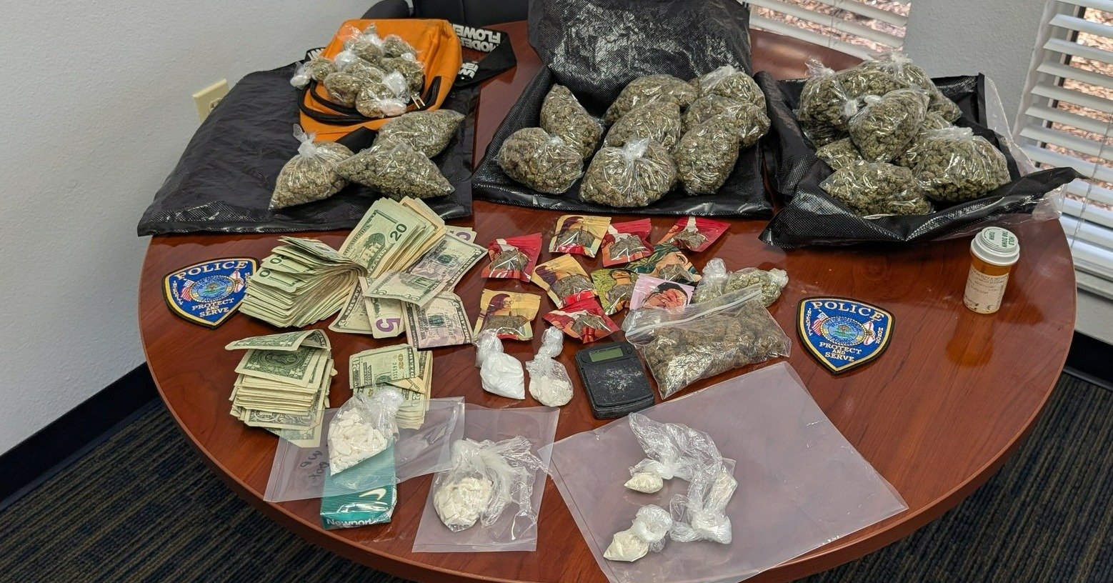 🚔 Drug Bust 🚔 Wednesday, thanks to an investigation initiated by a patrol officer, BPD's SWAT Team and Crime Reduction Team executed a search warrant at the home of convicted felon Johnie Jones, Jr. Officers located approximately 760 grams of marij