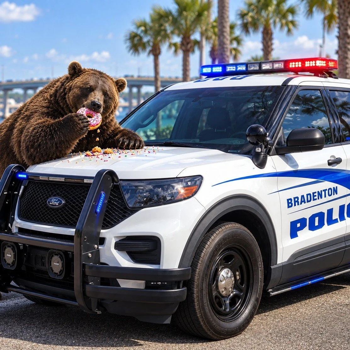 We're not NOT saying we influenced the #FatBearWeek competition.... That said, Badge #89 won't be available until Spring. 🐻🚔