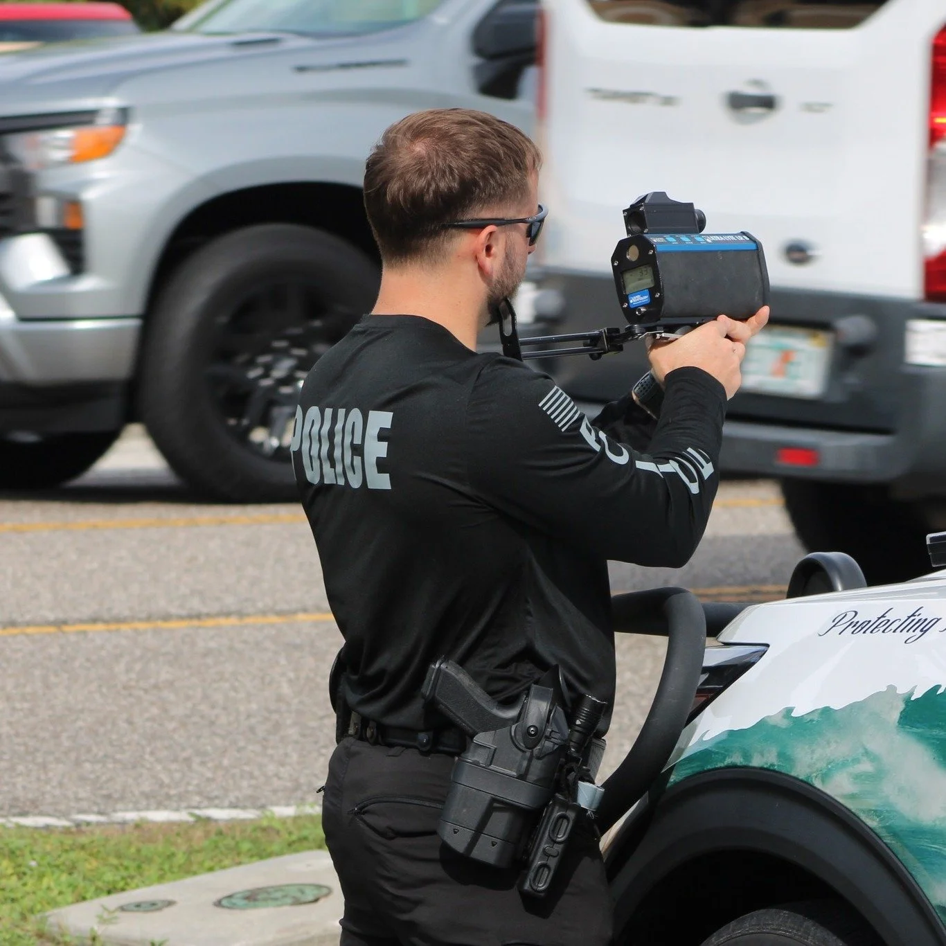 ❓What do you call a dozen police officers on the side of the road with radar guns? A training class. What did YOU think we were doing?

This week, BPD hosted a speed-measurement course, which certifies officers to use radar and Lidar devices. Yes, th