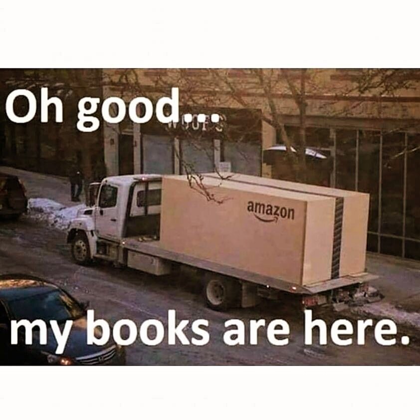 TOO funny NOT to share. Are YOU a kindle reader or a &quot;book in hand&quot; kinda reader❓