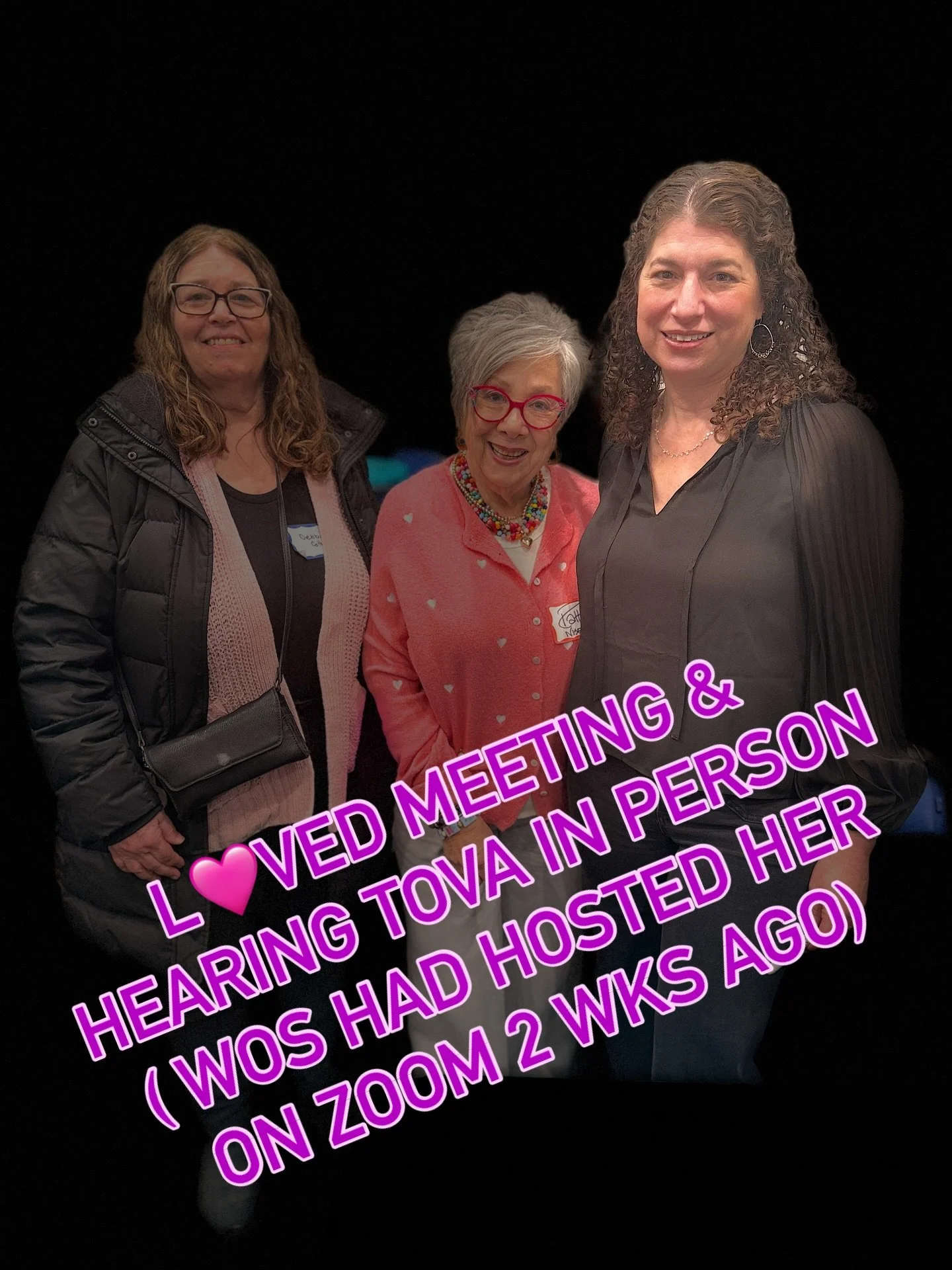 She's even more powerful in person‼️‼️ Our @womeoforshalomlc  had hosted her 2 weeks ago on zoom. How special to get to "meet &amp; greet her tonight &amp; TBI.