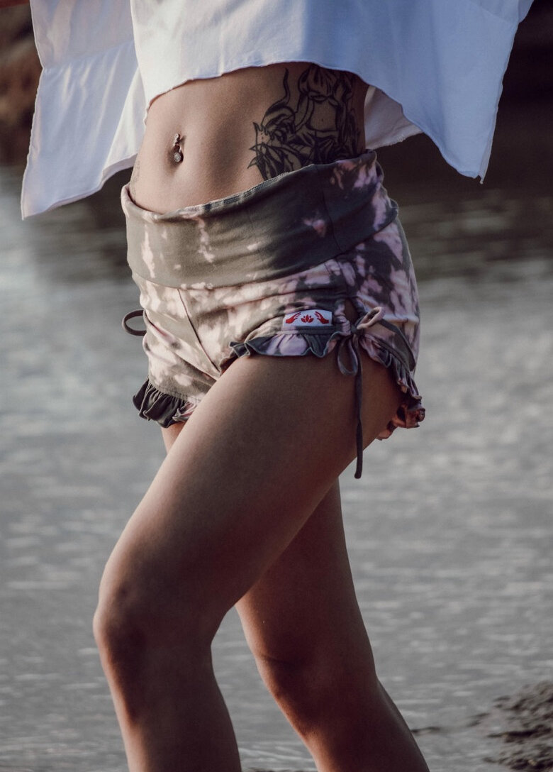 Mady Tie-Dye Shawtie Shorts