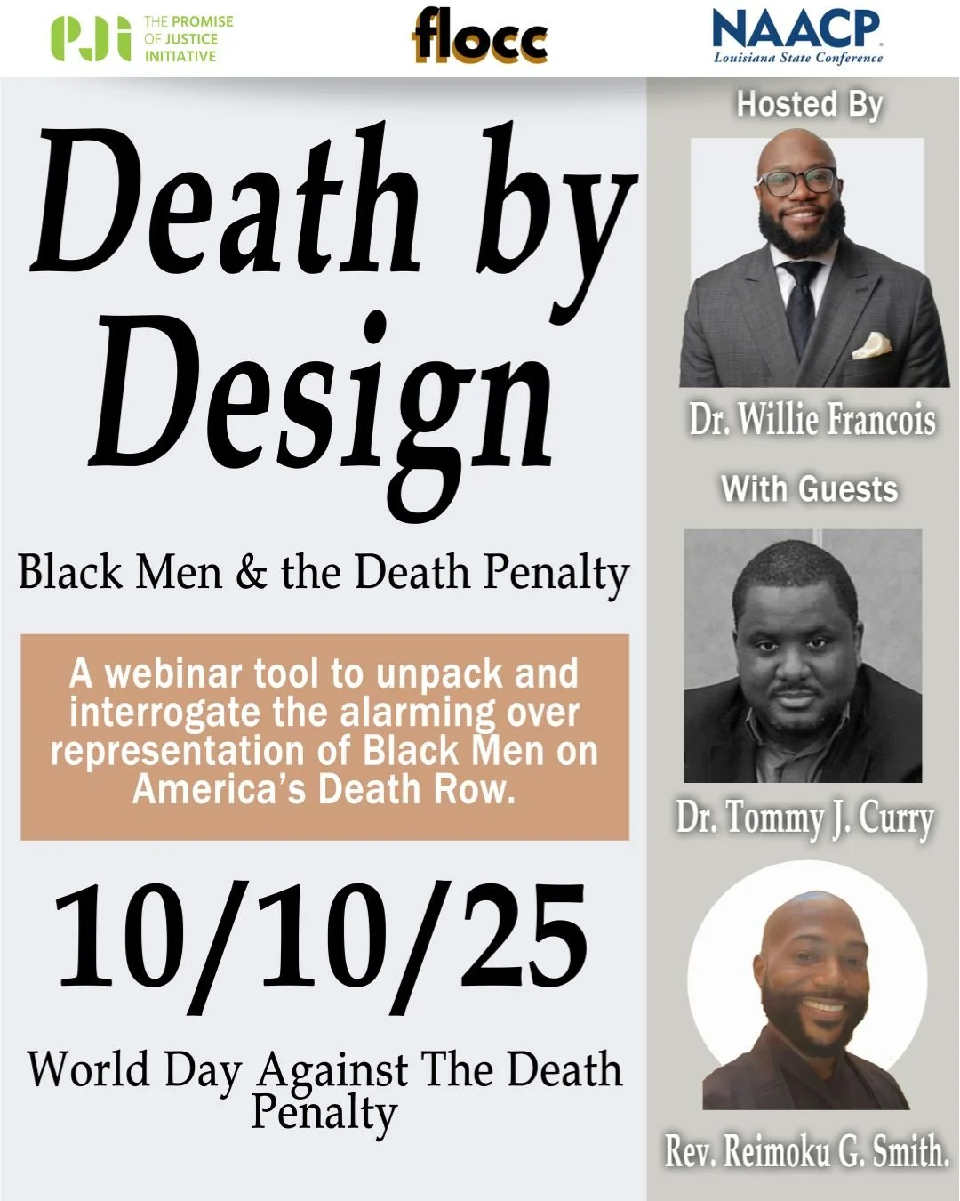 Death By Design: Black Men & the Death Penalty Webinar
