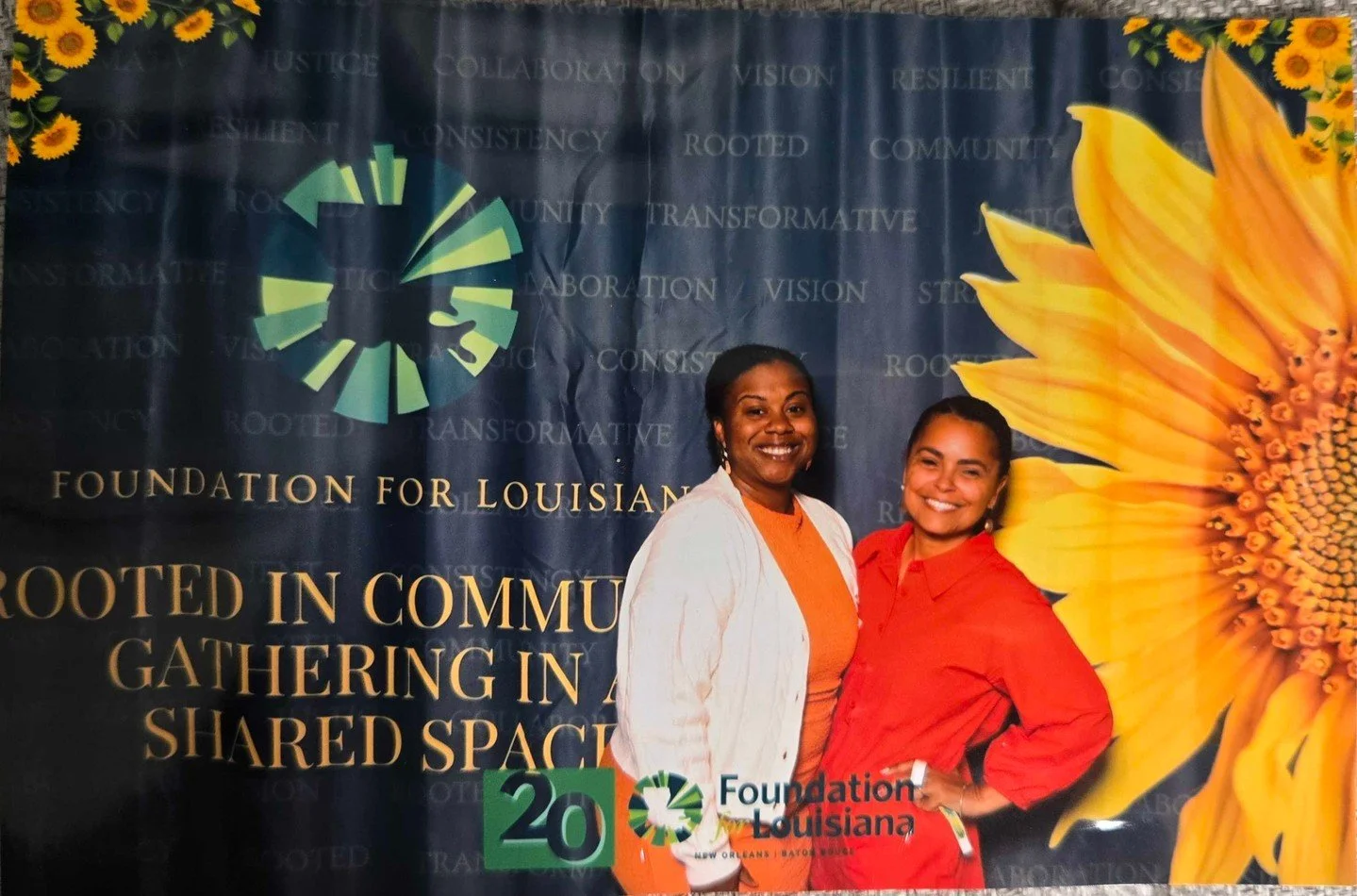 Our Executive Director, Samantha Kennedy and Development Associate Dwan Jacque-Boucree had a great time at @foundationforla's (FFL) 20th celebration this past weekend. Thank you to FFL for 20 years of serving the Greater New Orleans community!