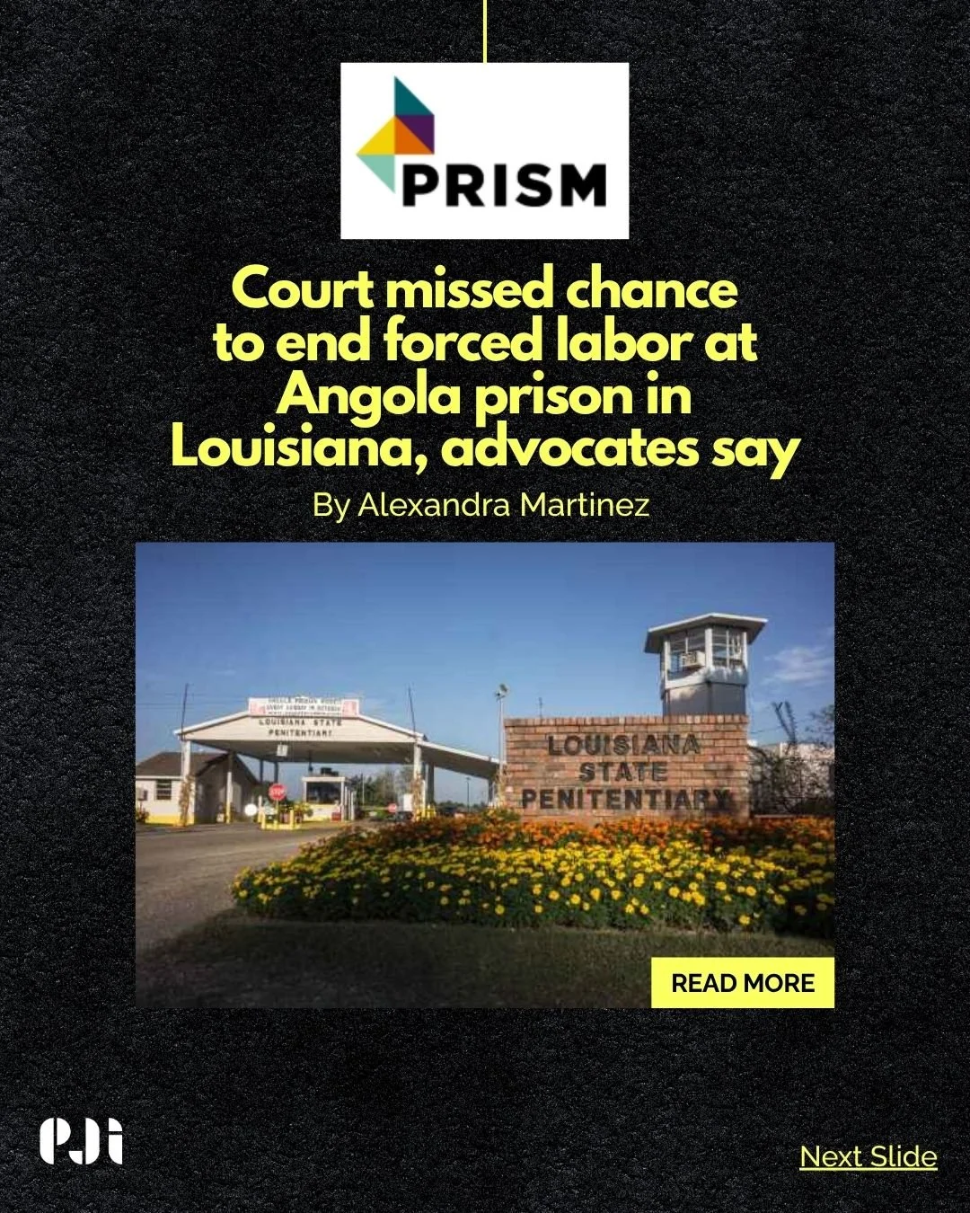 From Prism Reports: Court missed chance to end forced labor at Angola prison in Louisiana, advocates say