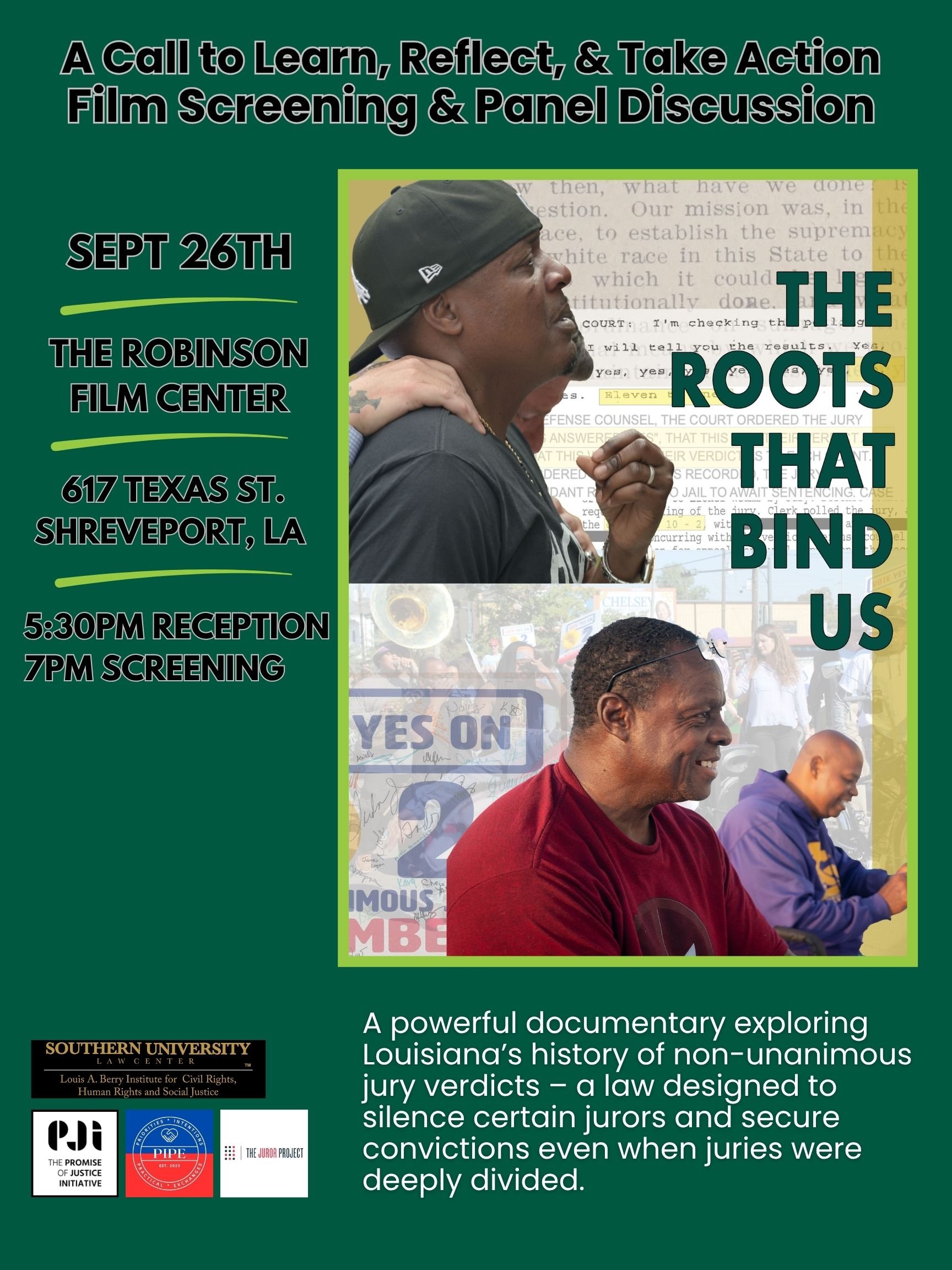 The Roots that Bind Us Film Screening