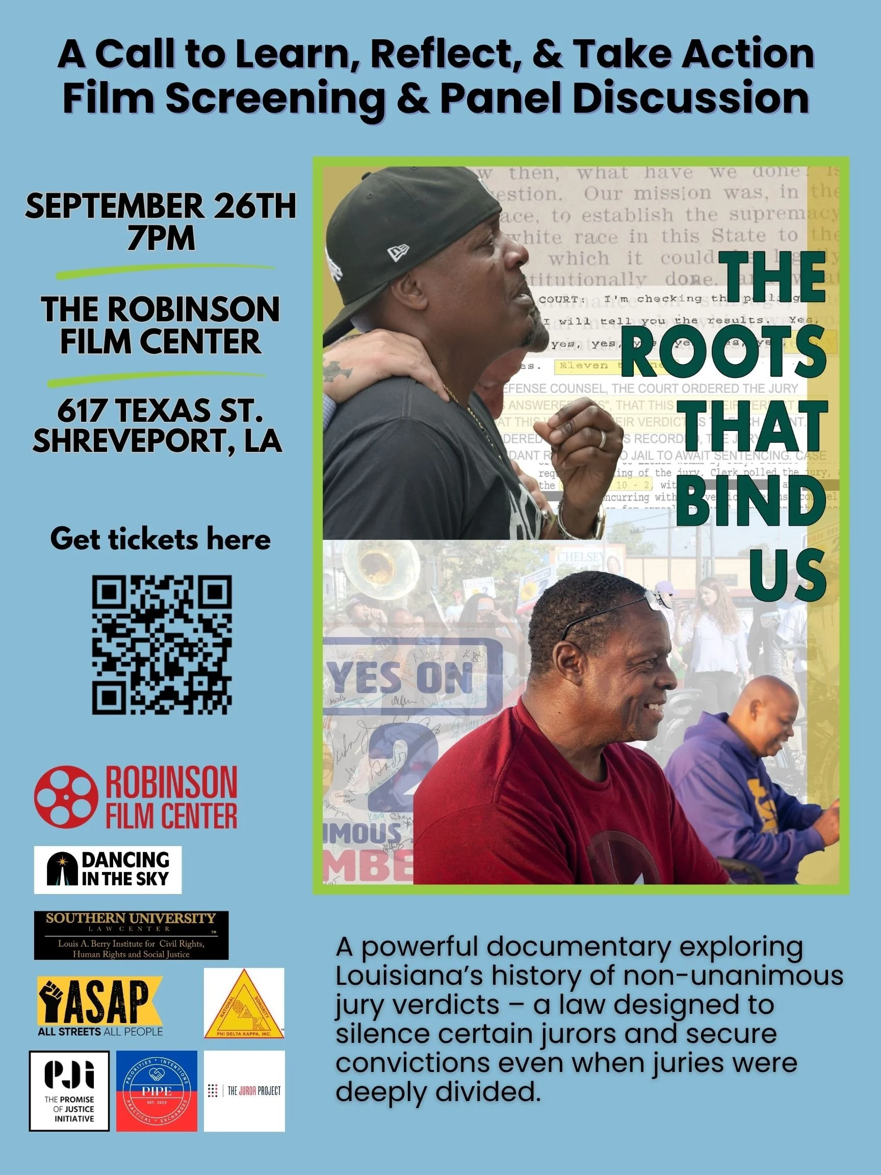 The Roots that Bind Us Film Screening (Shreveport)