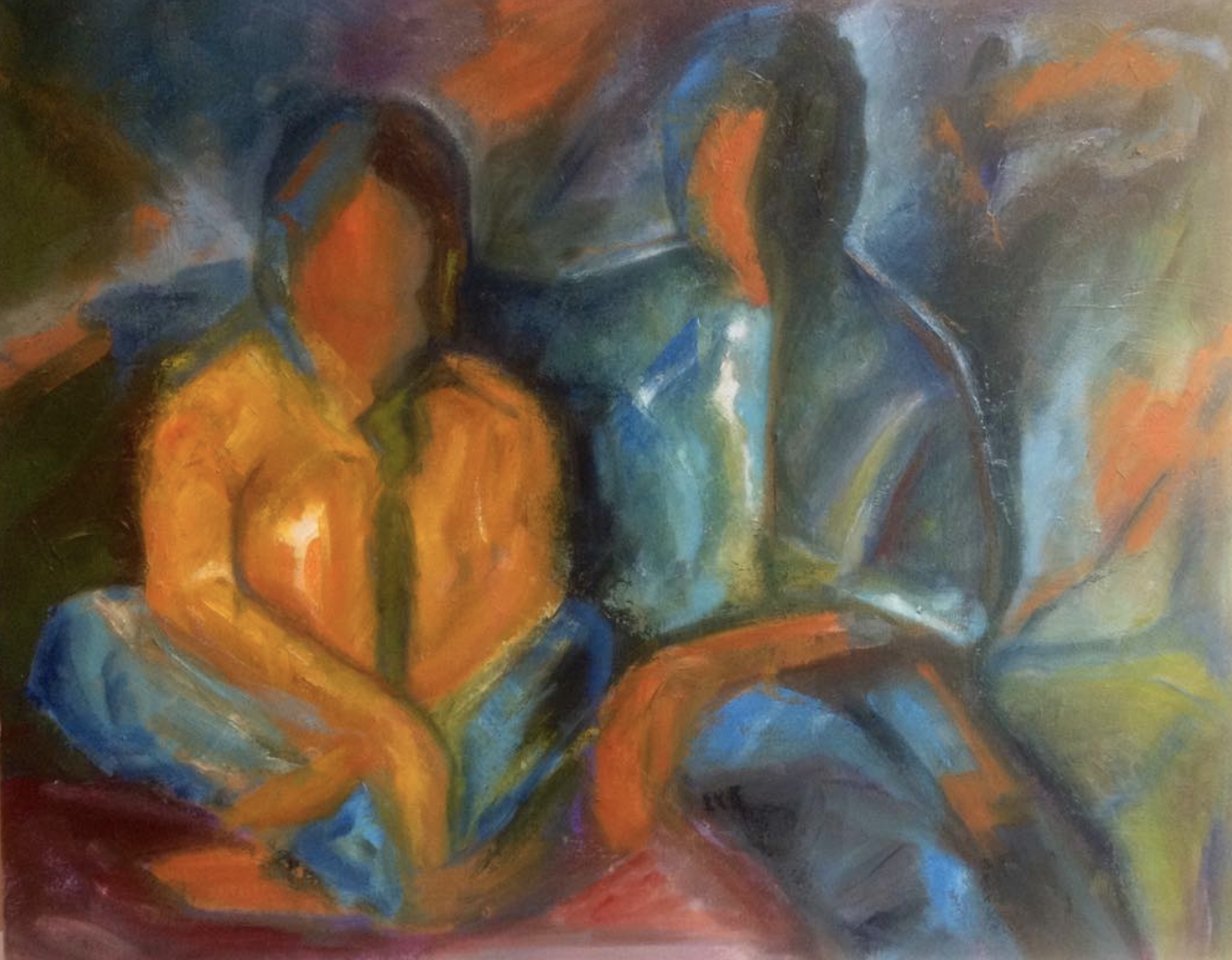 "Campfire"
Oil 18 x 24