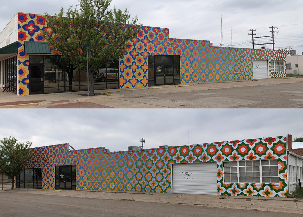 This Must Be Place Mural, Spring 2021, Imagination Station, Stratford, TX