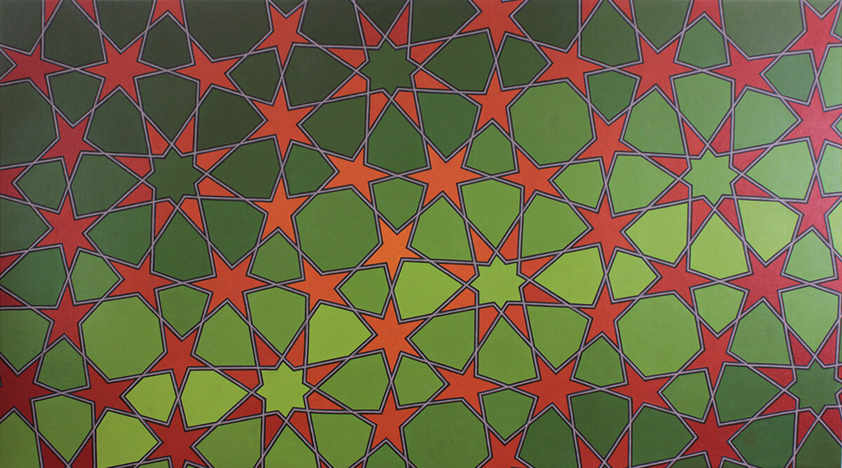 This is the End, 2019, Acrylic on Canvas, 45” x 80” SOLD