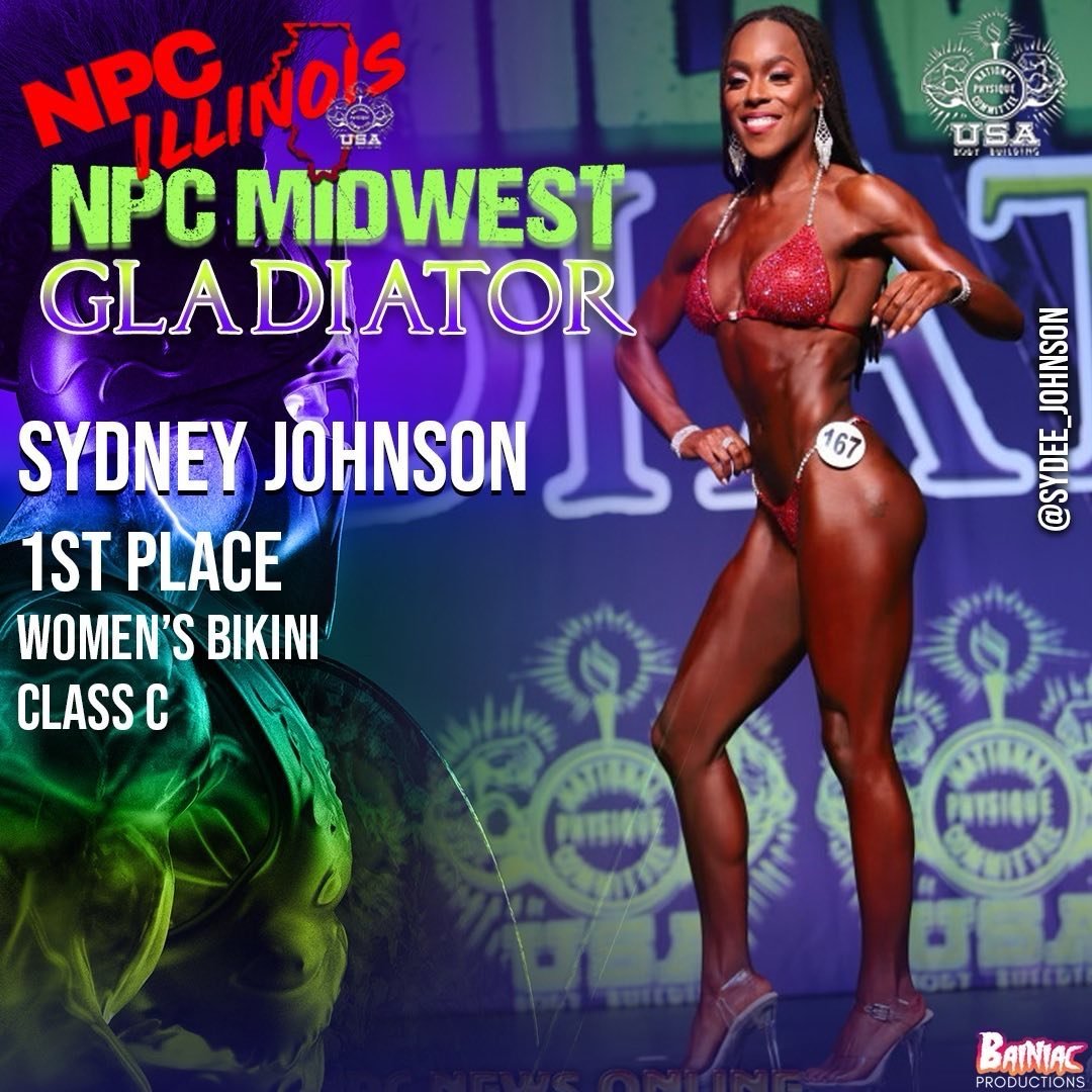 #tbt💪💥💪💥
NPC Midwest Gladiator 2023
Congrats to the 1st place winner of Women's Bikini, Class C, Sydney Johnson! 💪🥇

@sydee_johnson
📸 @d_ray_photography
📍@copernicuscenter
---
@npcnewsonlineofficialpage @npcworldwideofficial
#NPC #NPCIllinois