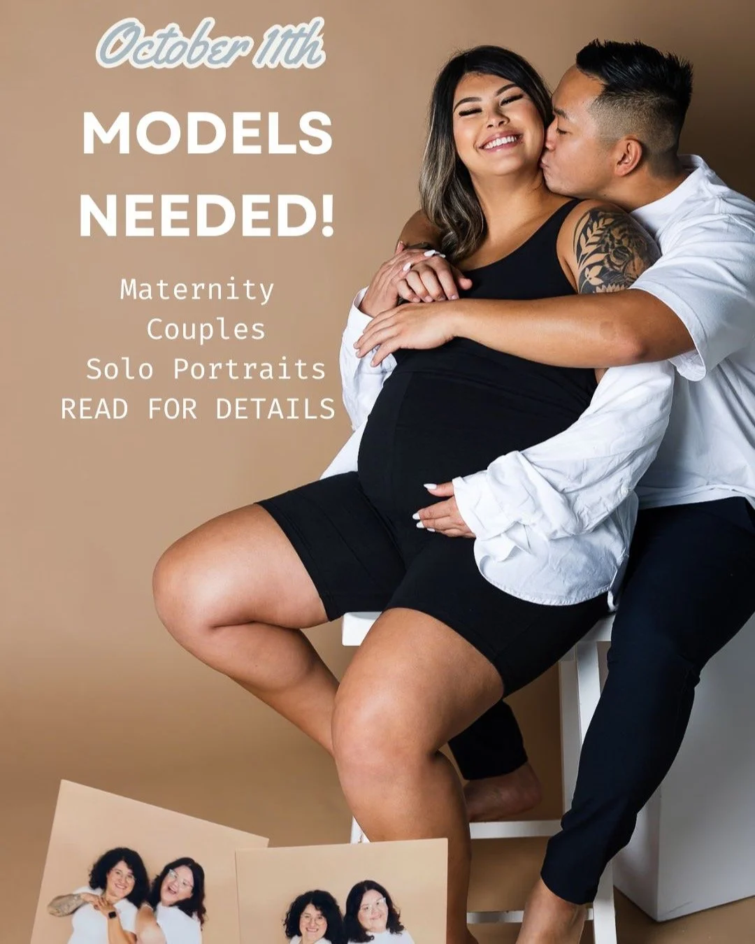 **************Model Call************* Free Photo Booth Sessions
We&rsquo;re looking for 3 models to come try out our professional photo booth on Friday, October 11th between 3&ndash;4 PM. Each model will receive a free 20-minute session and all image
