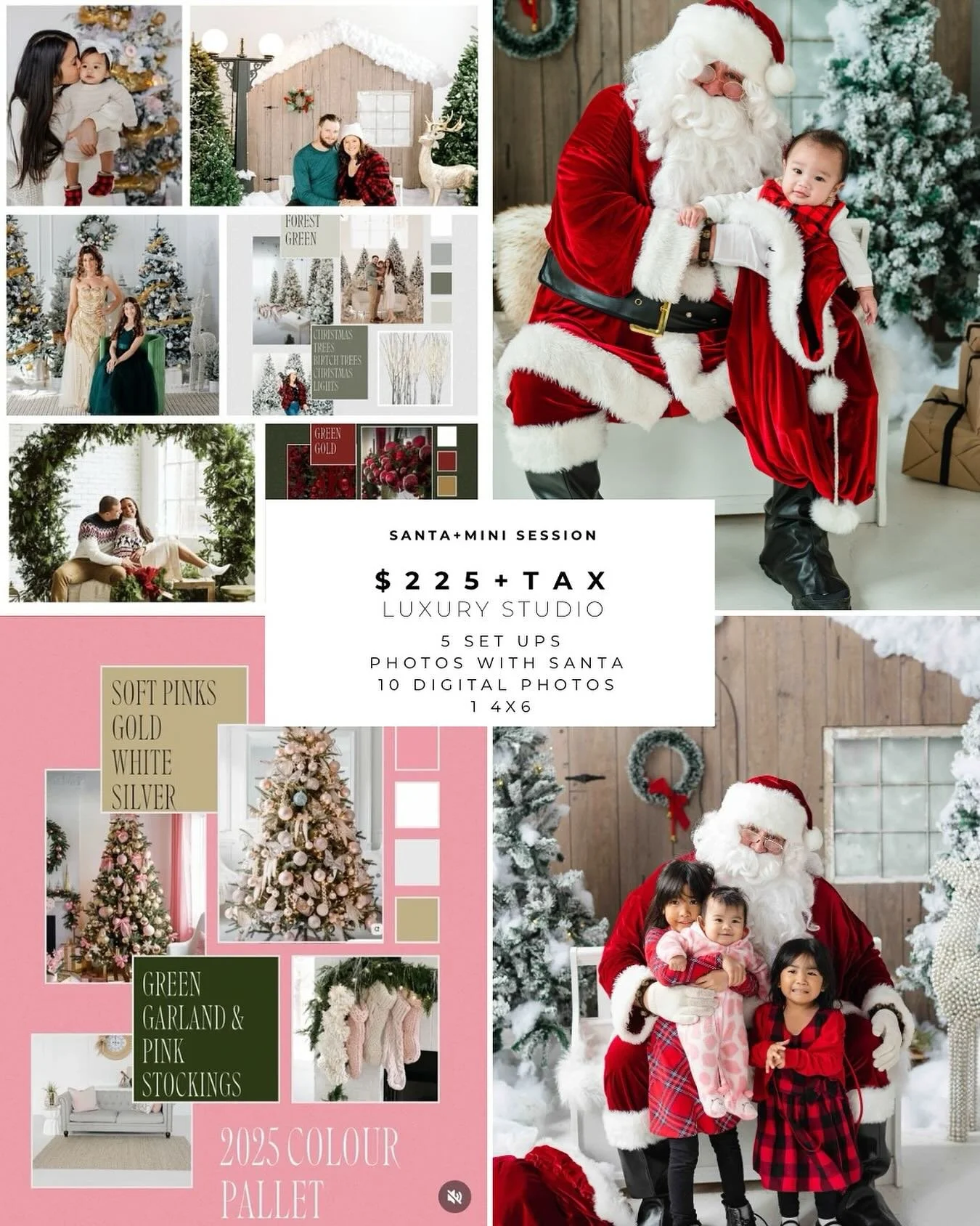 Experience Santa this year at a whole new level!
November 22nd 
5 unique set ups
Santa &amp; Mrs. Clause!
A Christmas Market with 20 local vendors
1 4x6 print
10 digital photos of your choosing! Book today with the link in bio!
#winnipegphotographer 