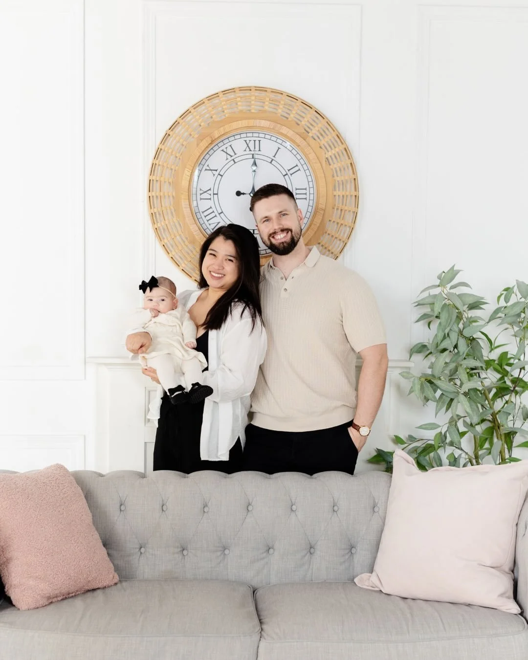 Capturing sweet moments in our Manhattan studio with fresh new sets! Daylight mini sessions starting at $250 plus tax. #winnipegphotographer #winnipegfamilyphotographer #family