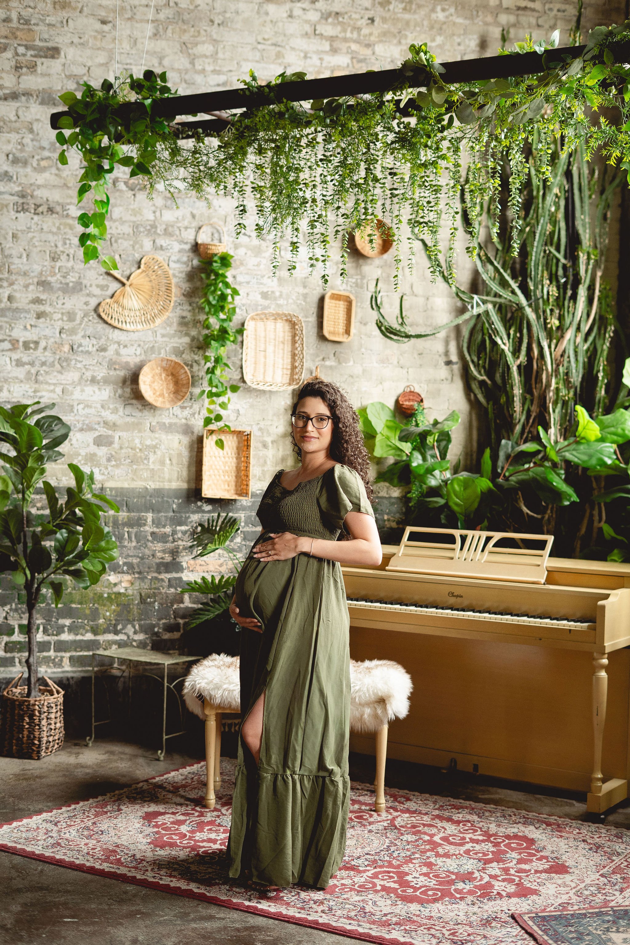 Green Maternity Dress