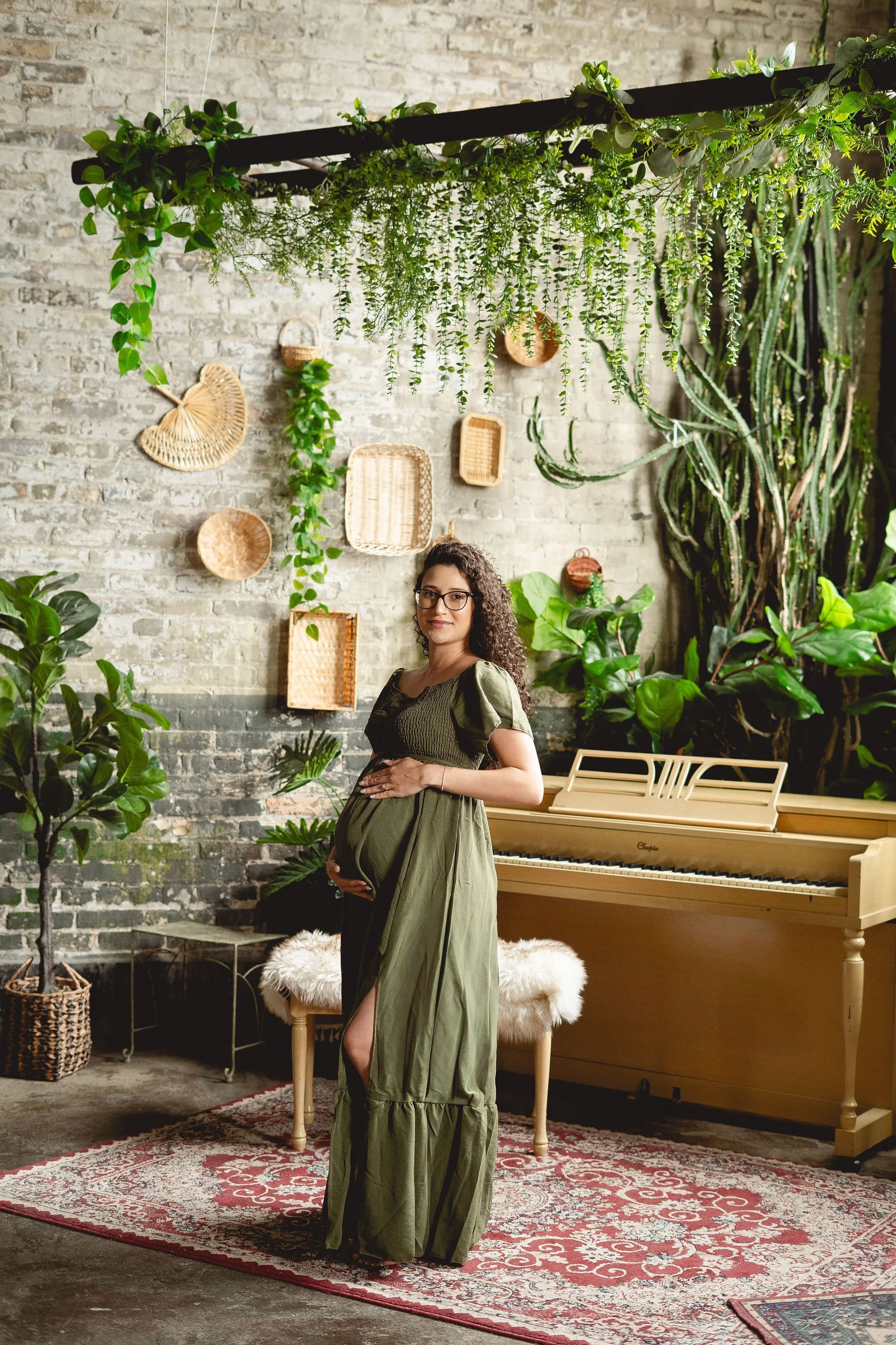 Green Maternity Dress