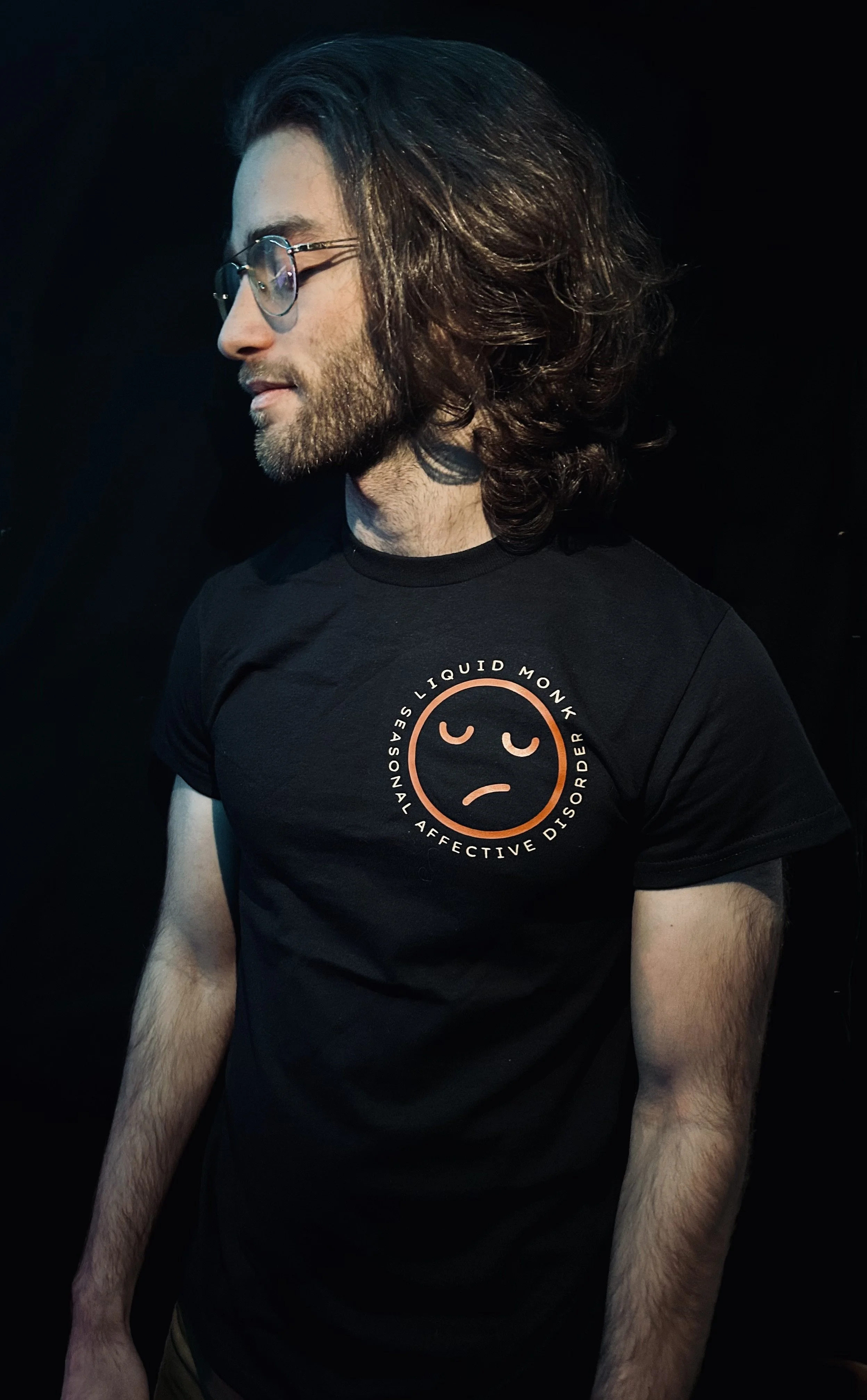 Seasonal Affective Disorder Depression Face T-Shirt