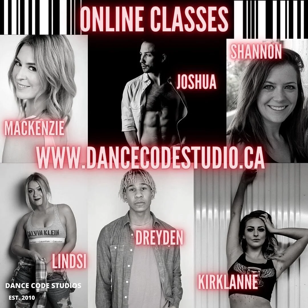 Online classes 
Www.dancecodecalgary.com