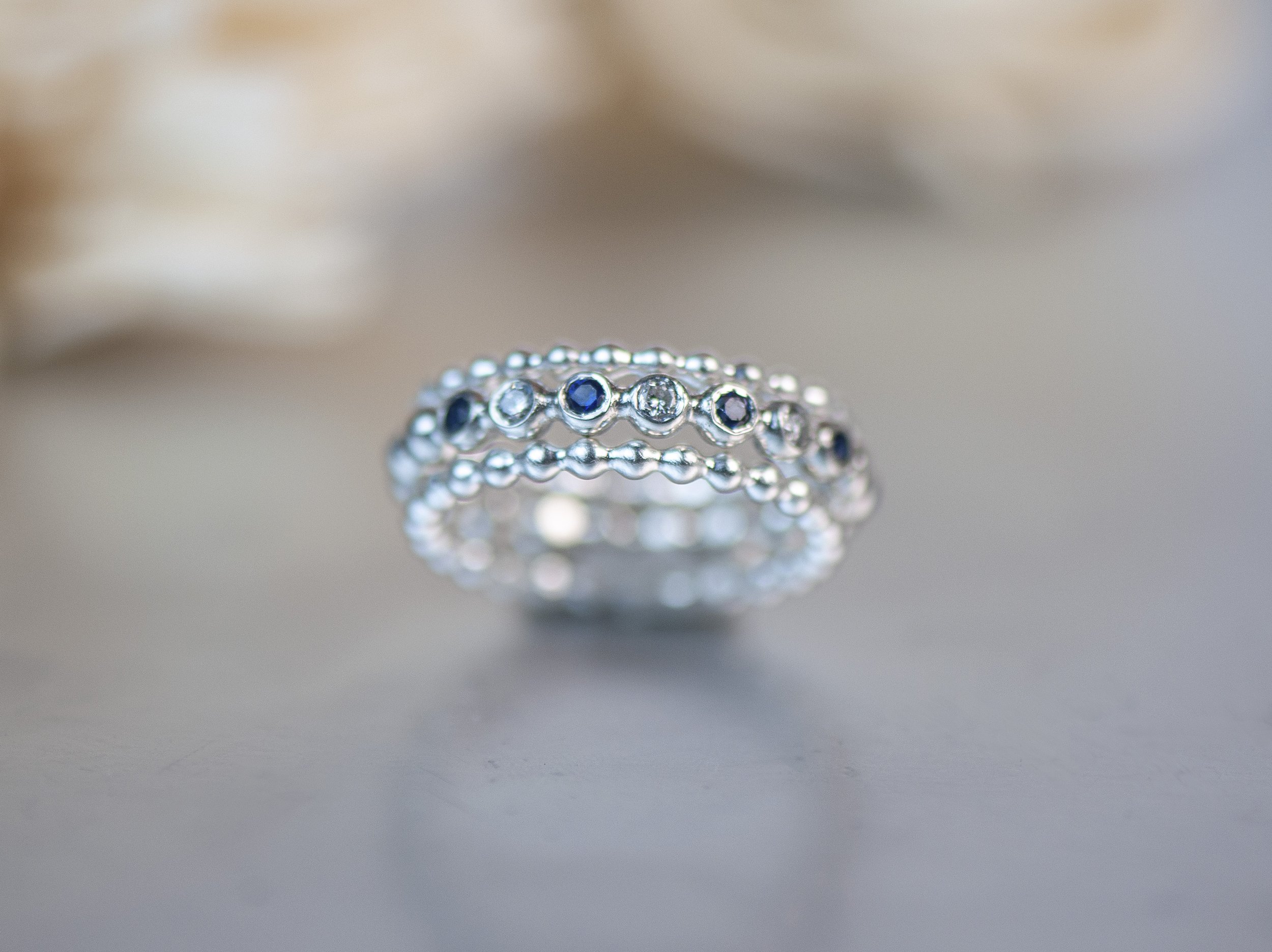 sapphire and diamond bubble ring stack.jpg