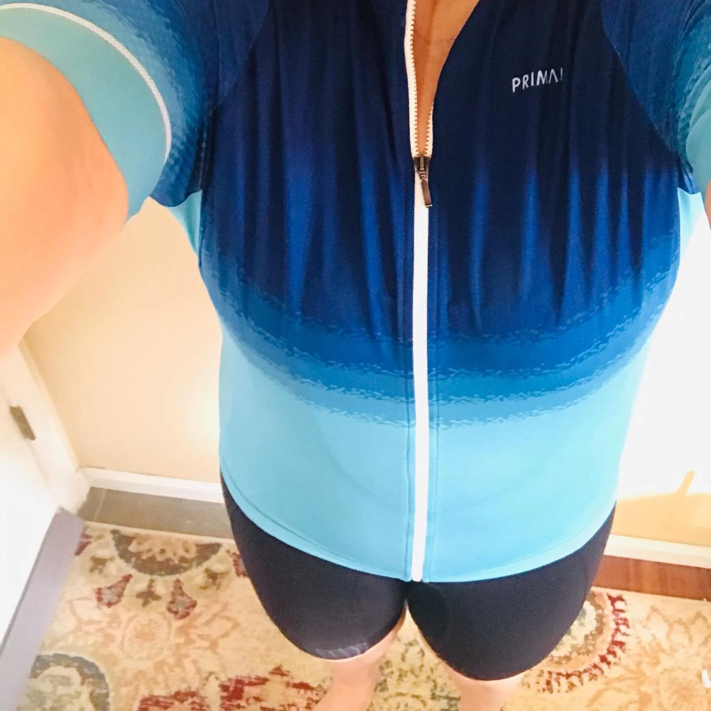 Still fits! 🎽🚴🏻&zwj;♀️

First time kitted up for 2021. We&rsquo;ve had a run of gorgeous weather ☀️and it was hard to resist trying a few miles. 15 total for the weekend!  Not sure if I should post those Strava stats I threw down. 🤔

It hasn&rsqu