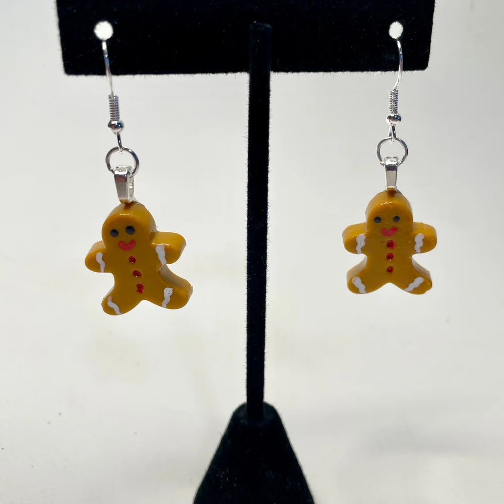Gingerbread Man Earrings - San José Made