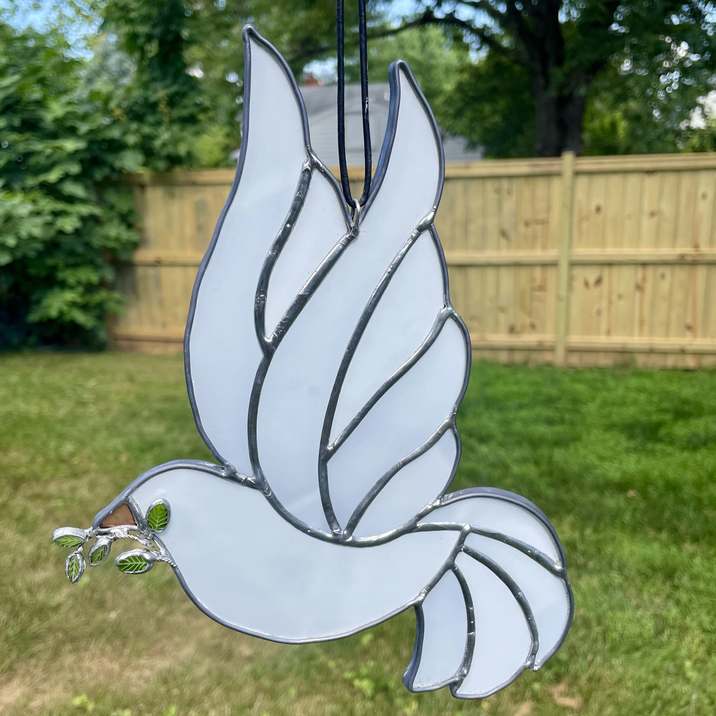 Confirmation Gift - White Dove with Olive Branch
