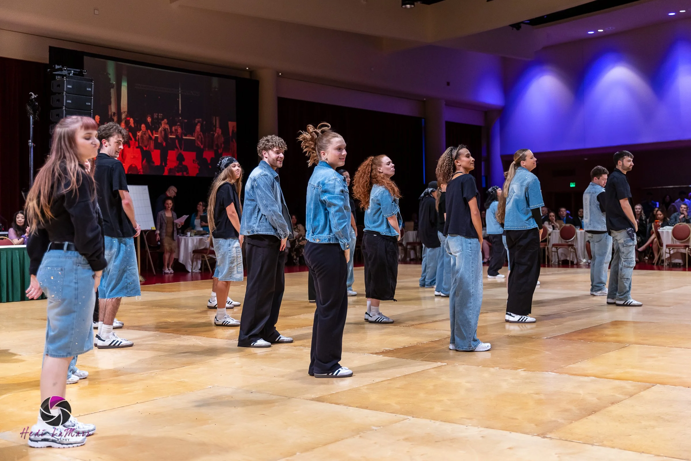 Barrio Dance performing their second act at the 22nd annual Rhumba 4 Rainbow gala