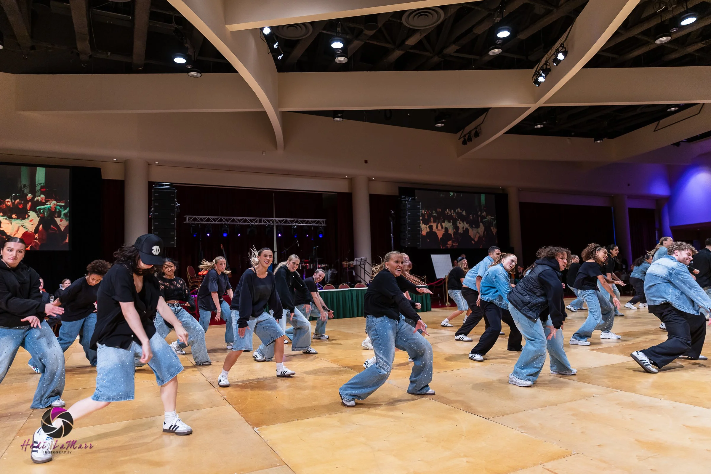 Barrio Dance performing their second act at the 22nd annual Rhumba 4 Rainbow gala
