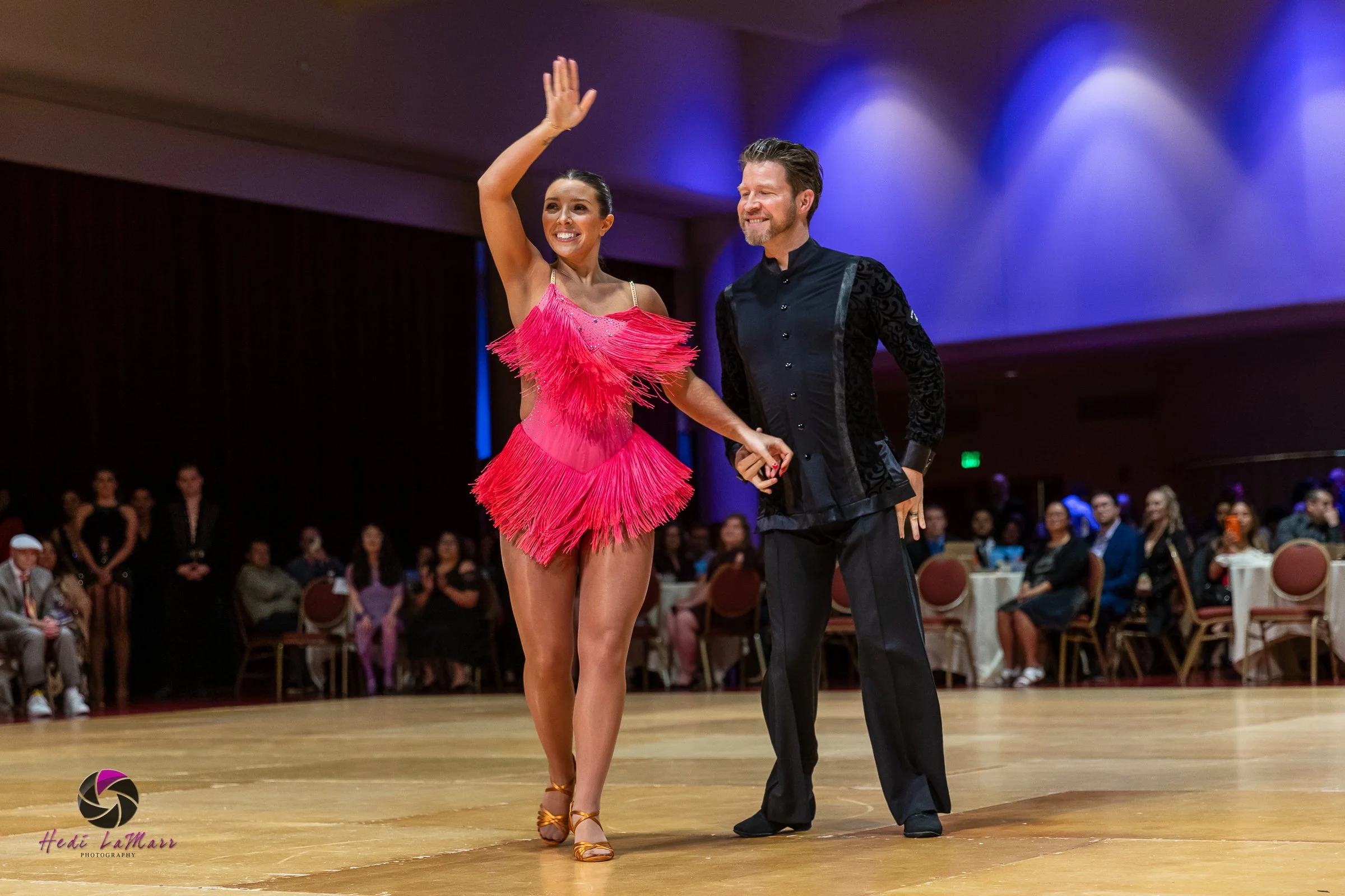 Gracie Tuohy, 2026 Celebrity Dance Contestant, and dance partner, David Browning from Arthur Murray Dance Studio