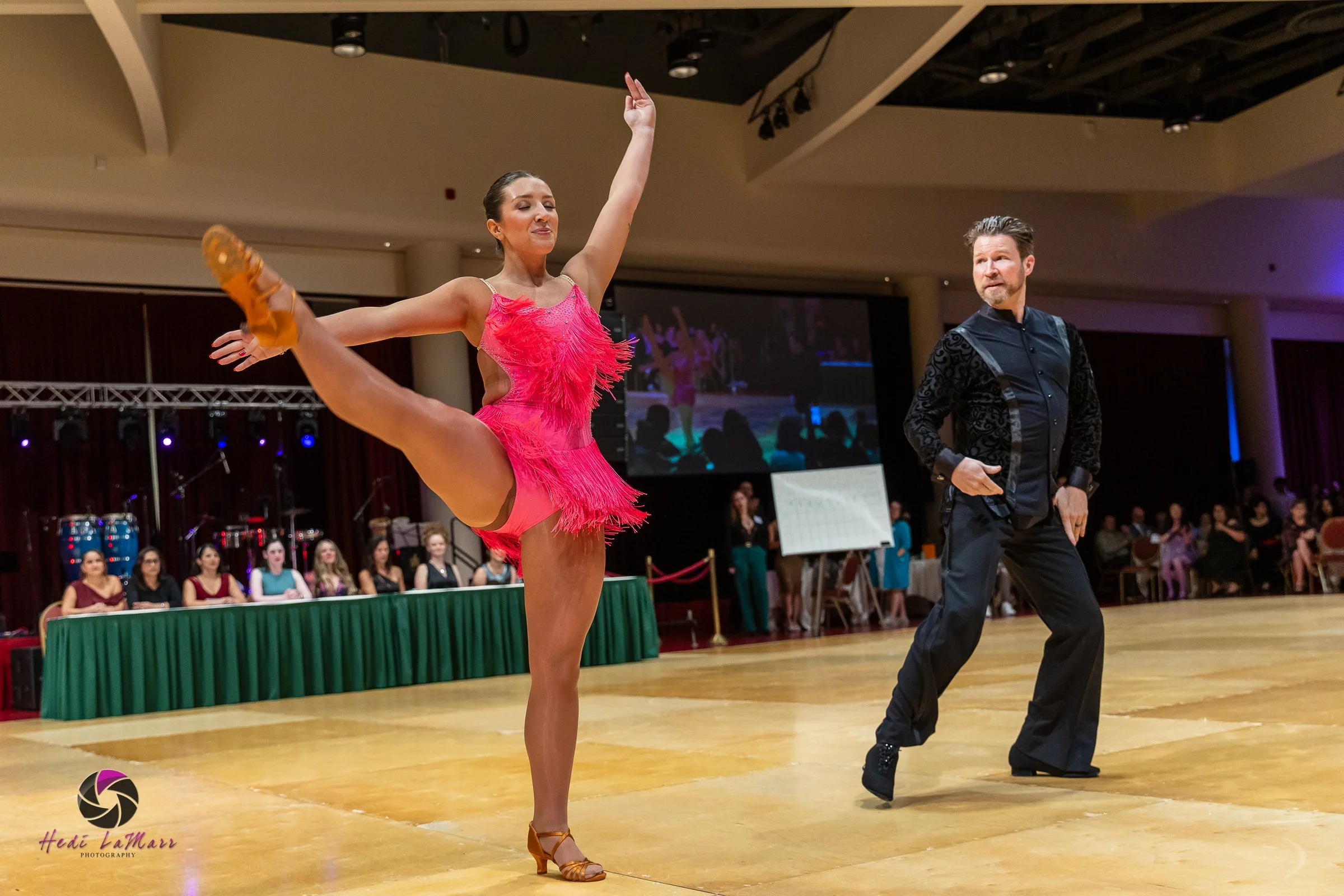 Gracie Tuohy, 2026 Celebrity Dance Contestant, and dance partner, David Browning from Arthur Murray Dance Studio