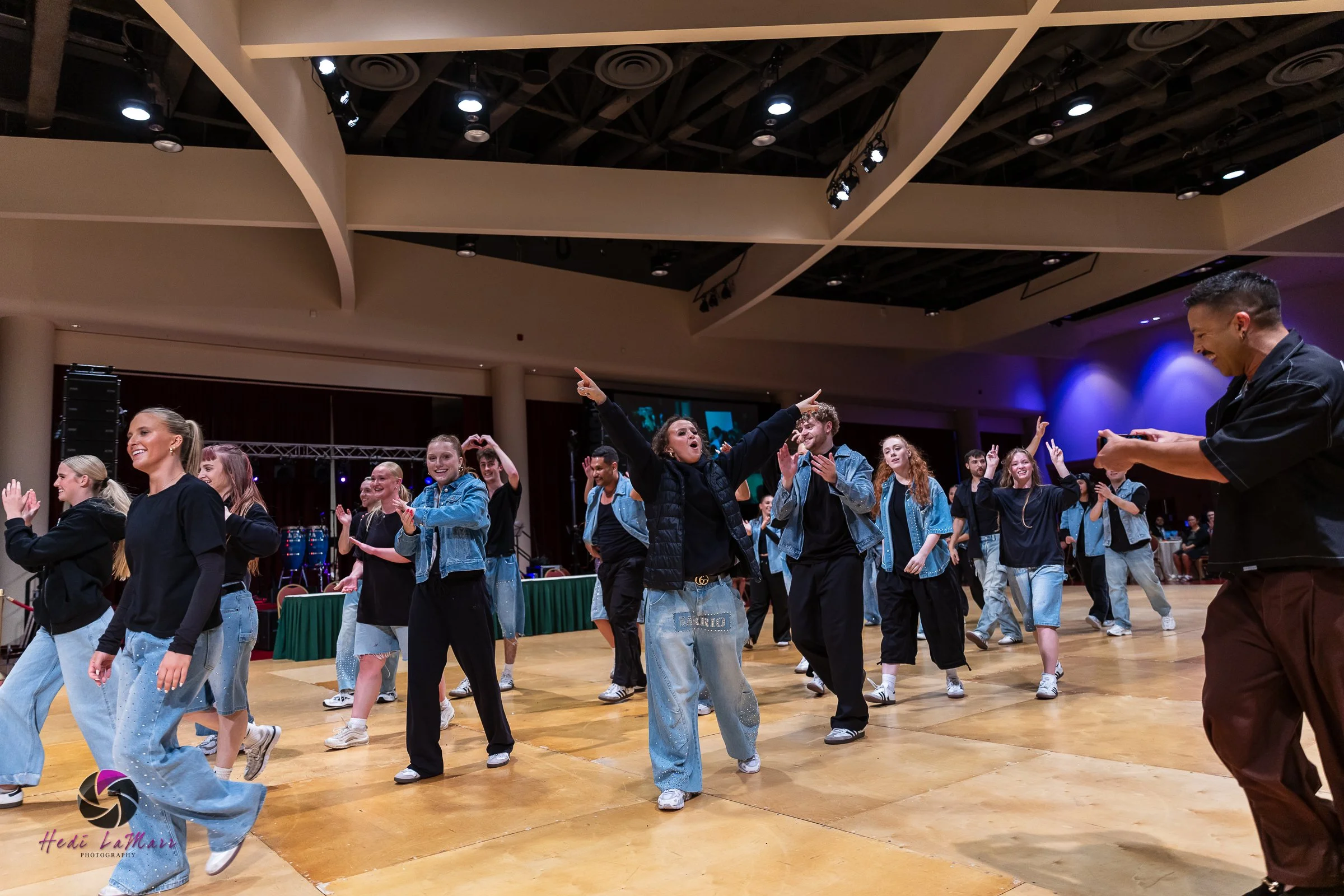Barrio Dance performing their second act at the 22nd annual Rhumba 4 Rainbow gala