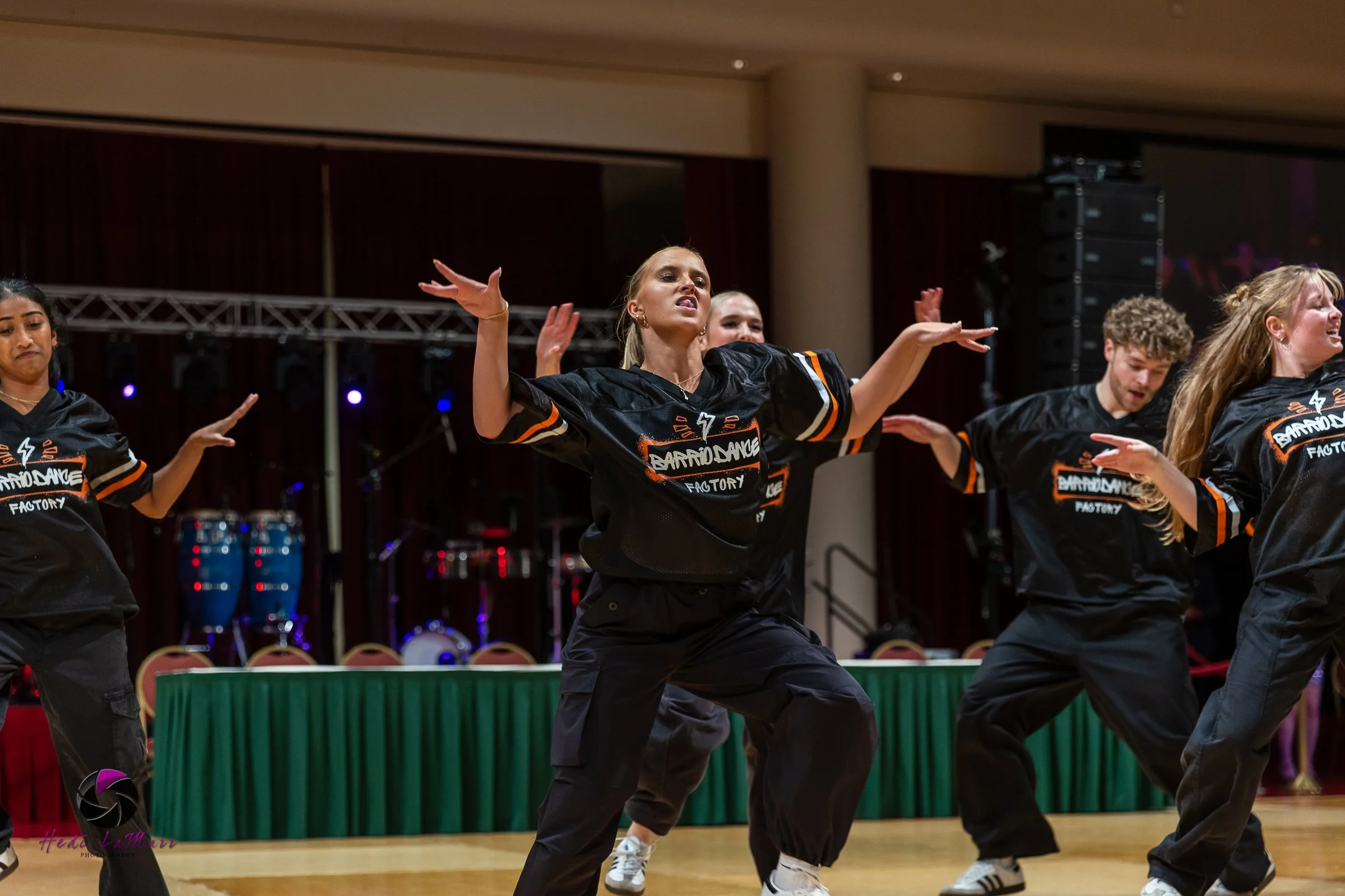 Barrio Dance performing their first act at the 22nd annual Rhumba 4 Rainbow gala