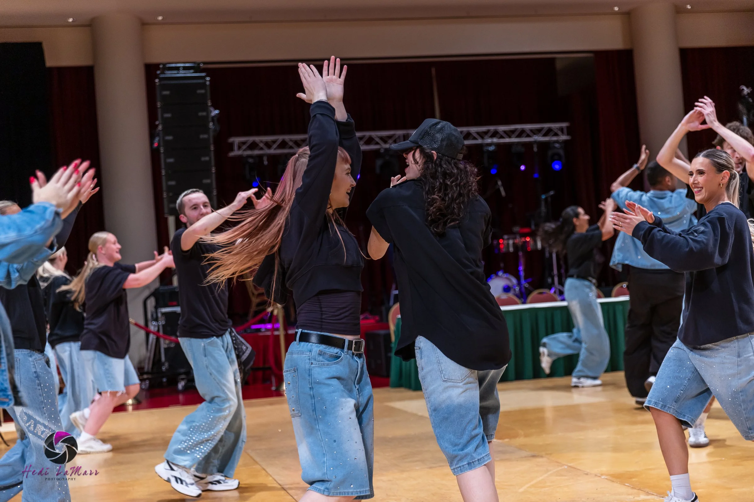 Barrio Dance performing their second act at the 22nd annual Rhumba 4 Rainbow gala