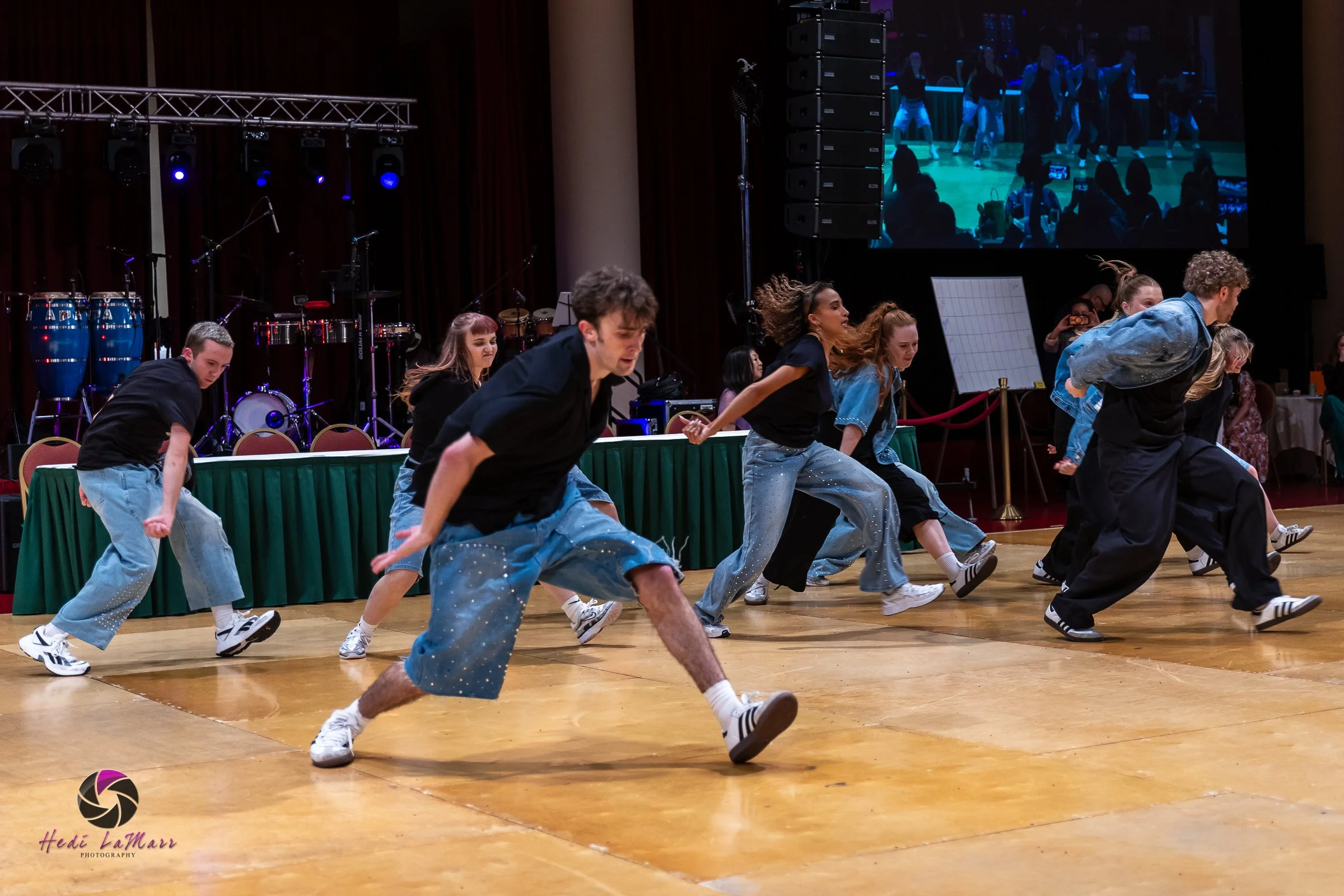 Barrio Dance performing their second act at the 22nd annual Rhumba 4 Rainbow gala