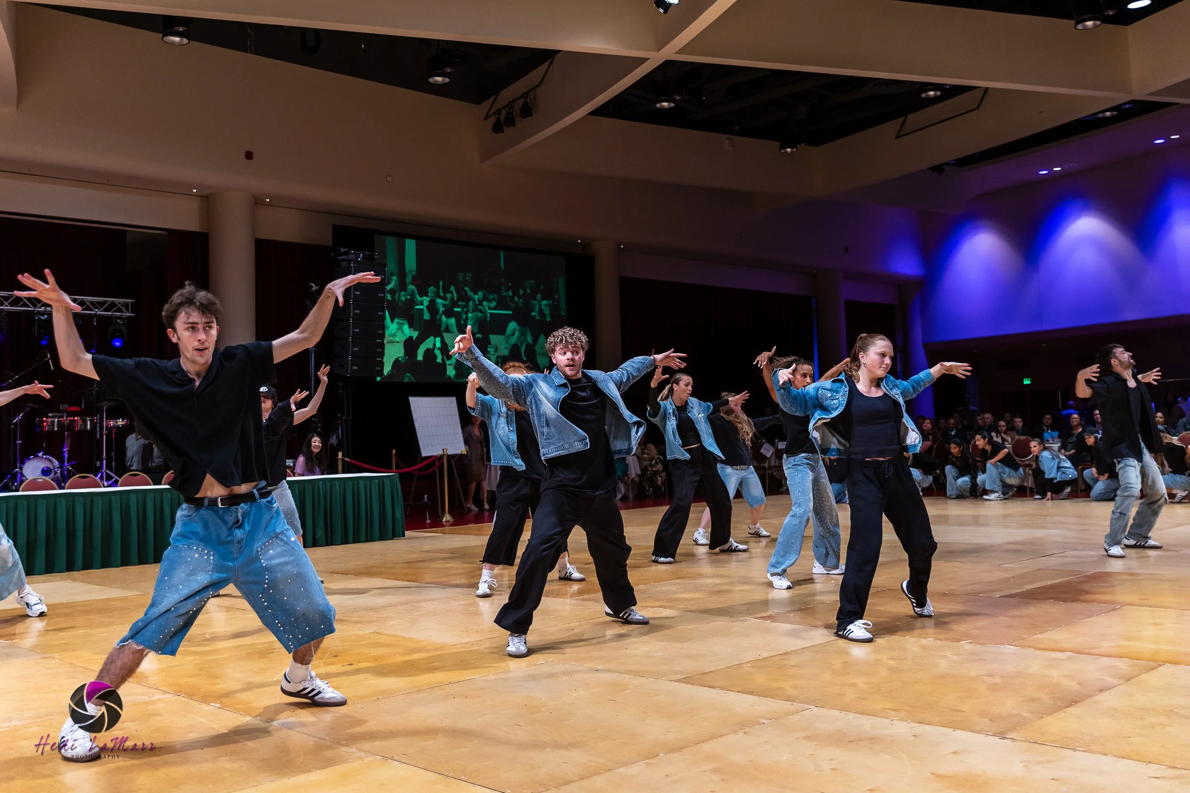Barrio Dance performing their second act at the 22nd annual Rhumba 4 Rainbow gala