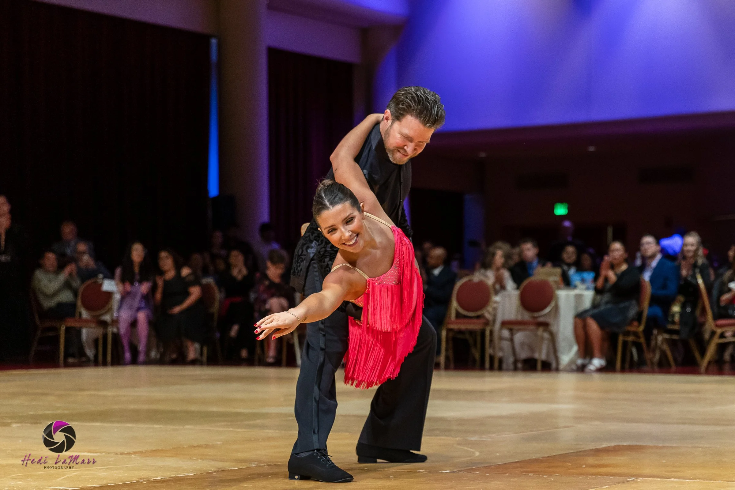 Gracie Tuohy, 2026 Celebrity Dance Contestant, and dance partner, David Browning from Arthur Murray Dance Studio